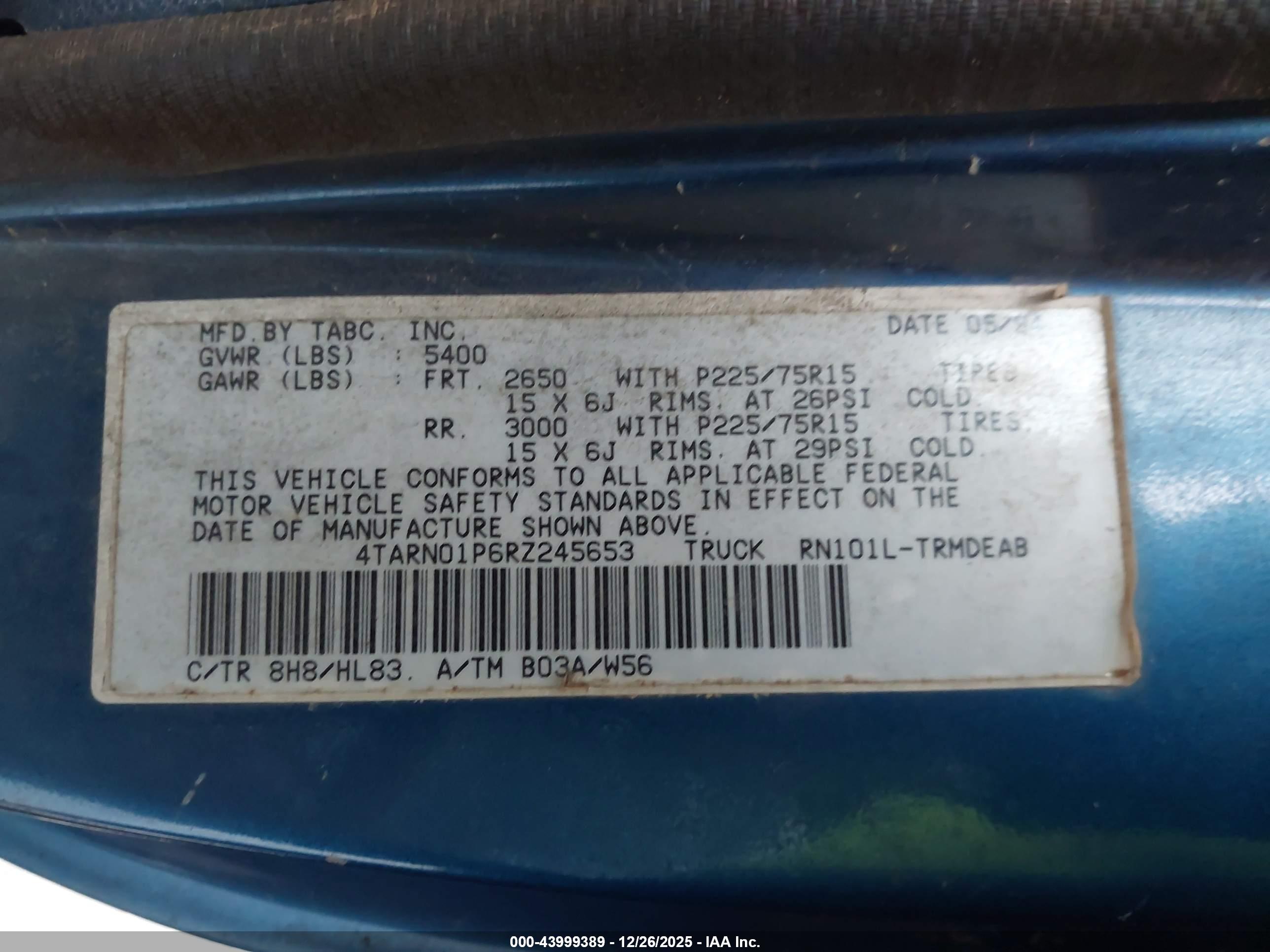 TOYOTA PICKUP image 9