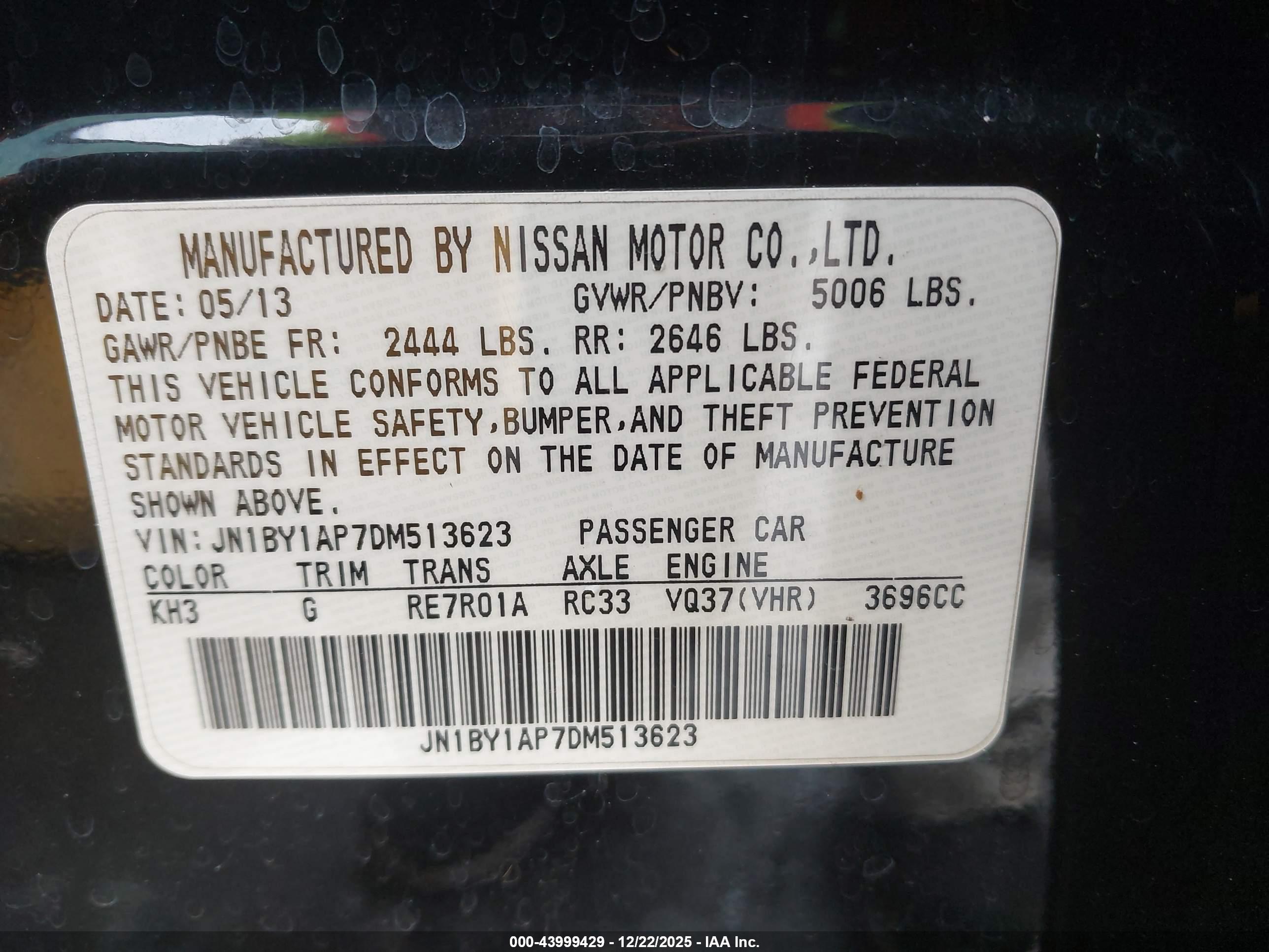 INFINITI M37 image 9