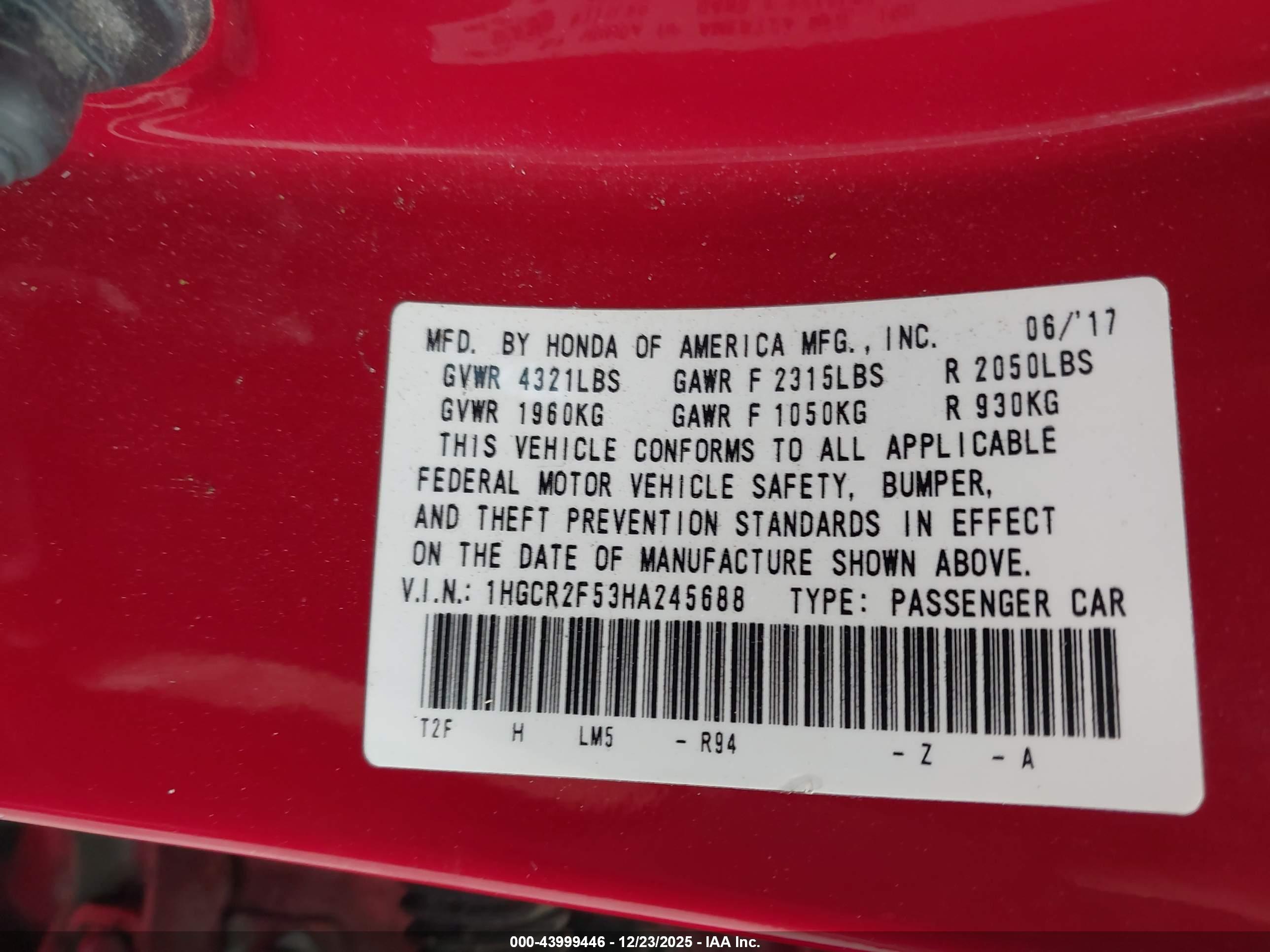 HONDA ACCORD image 9