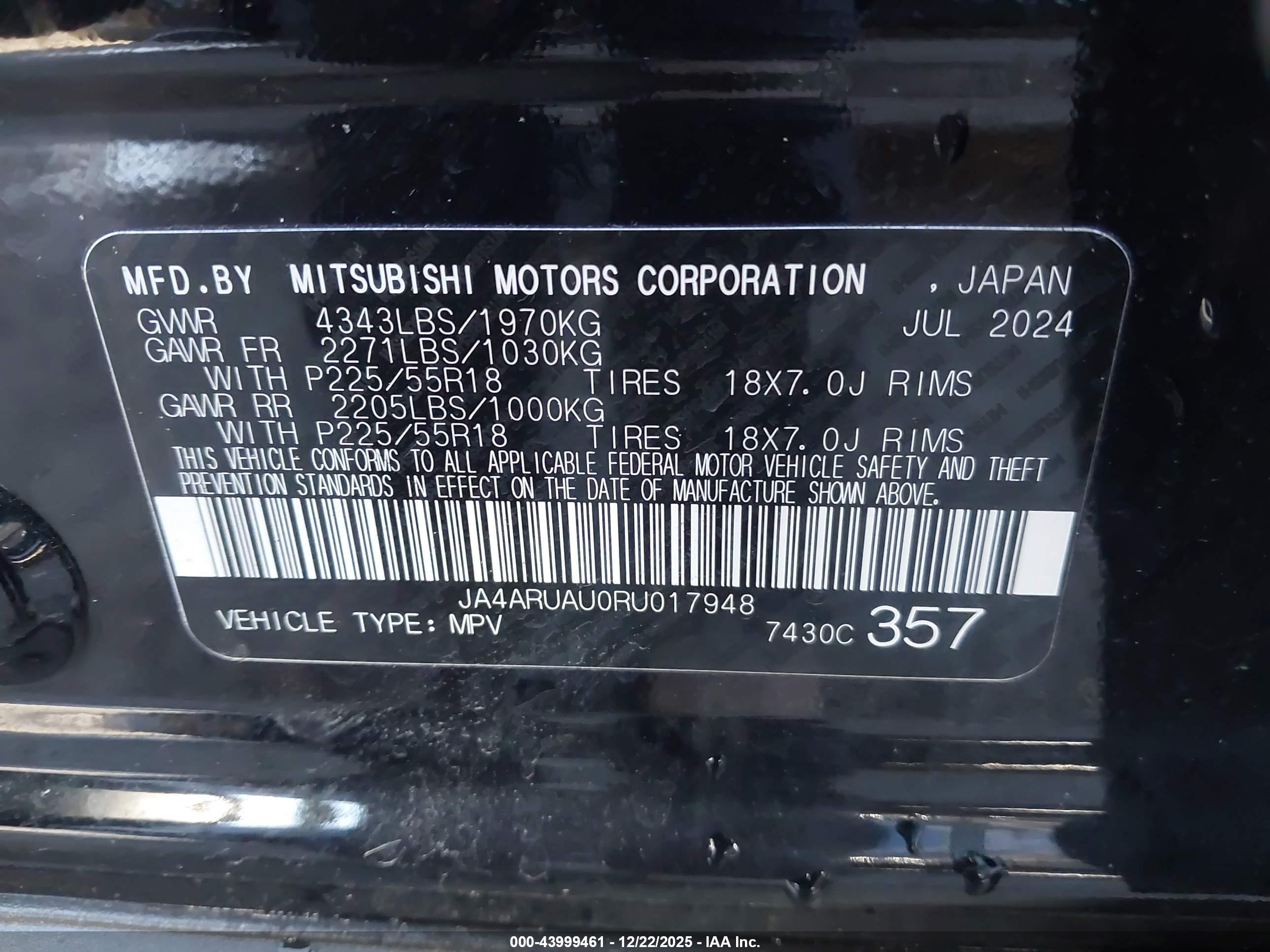MITSUBISHI OUTLANDER image 9