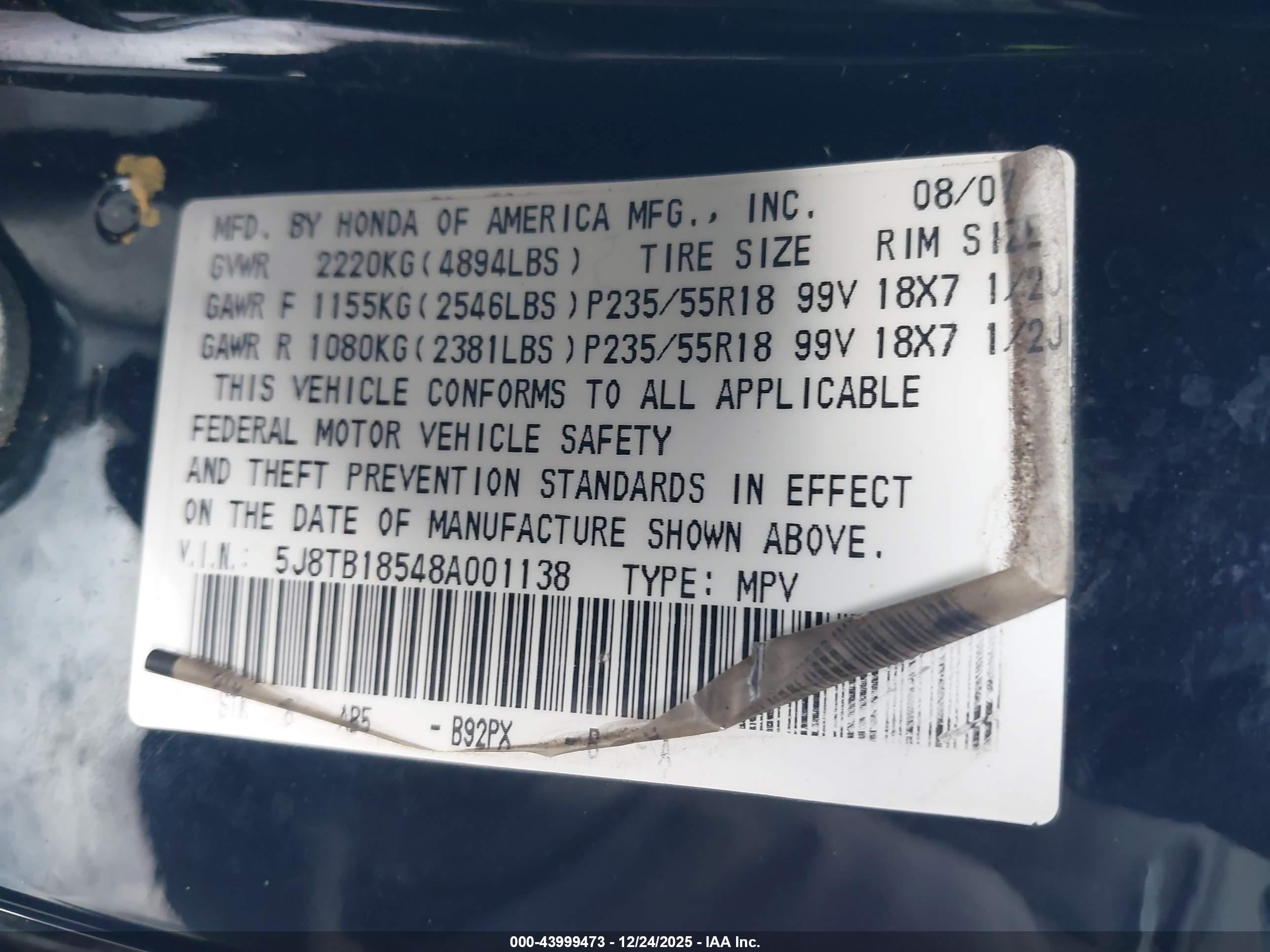 ACURA RDX image 9