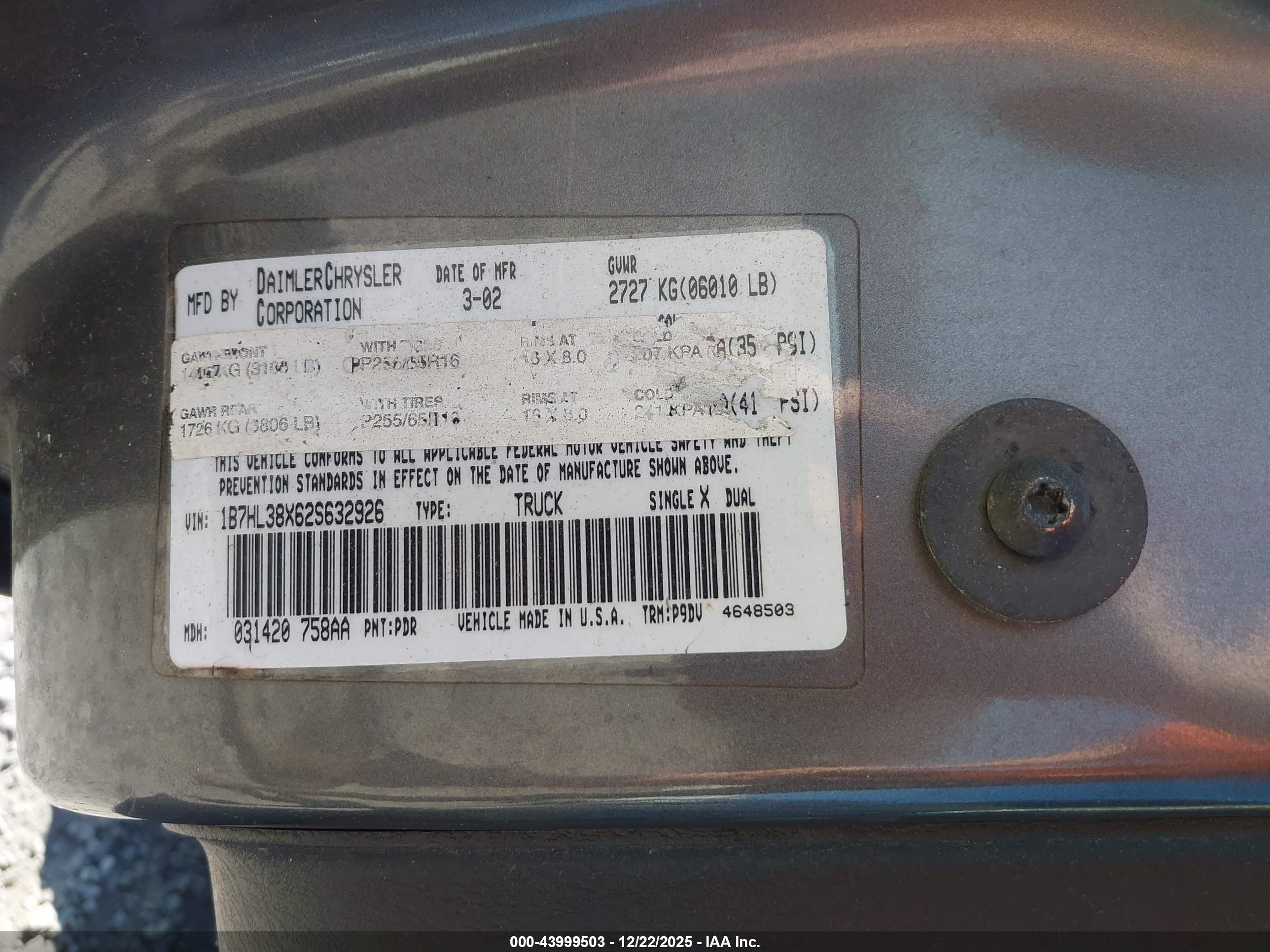DODGE DAKOTA image 9