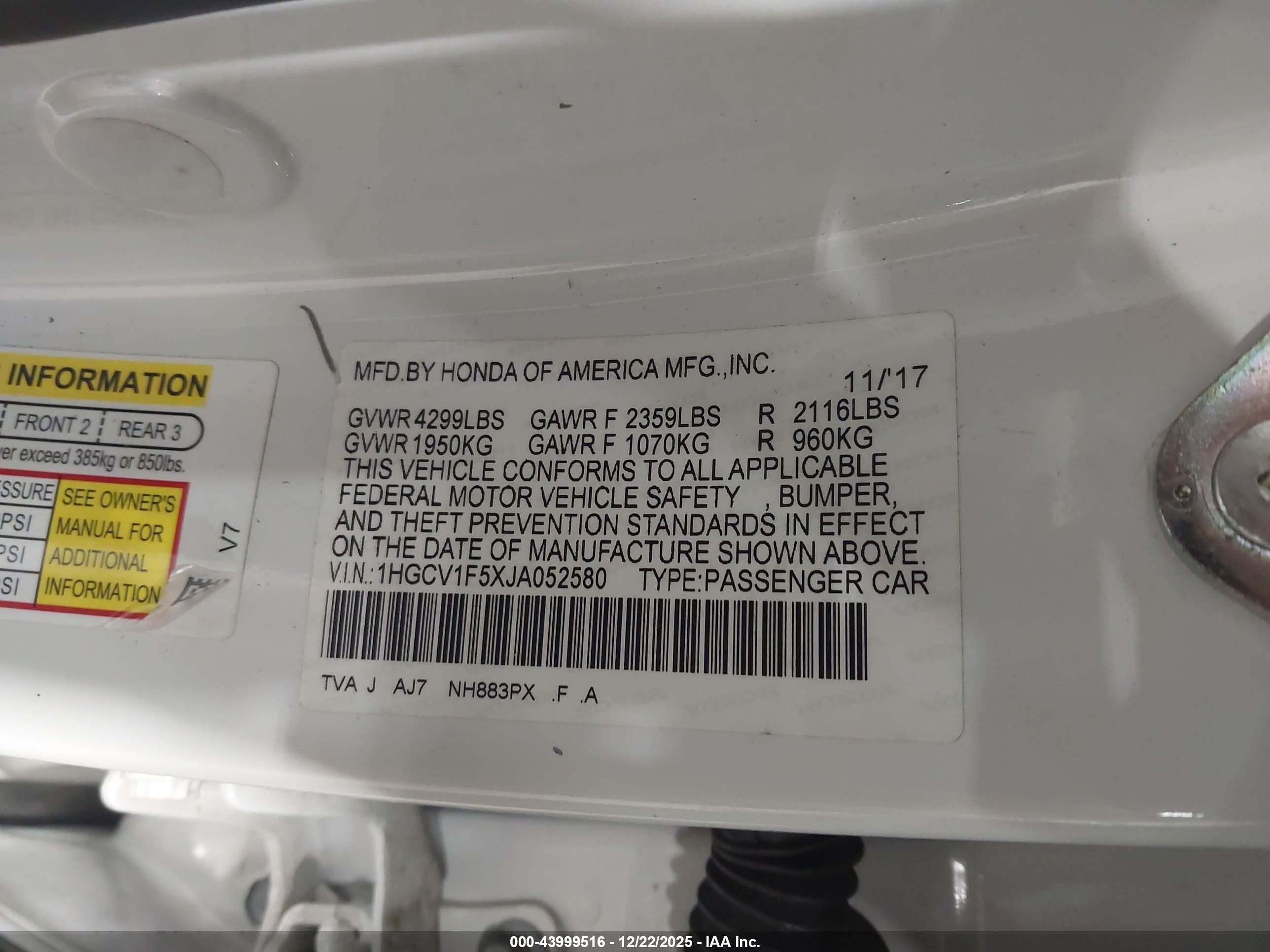 HONDA ACCORD image 9