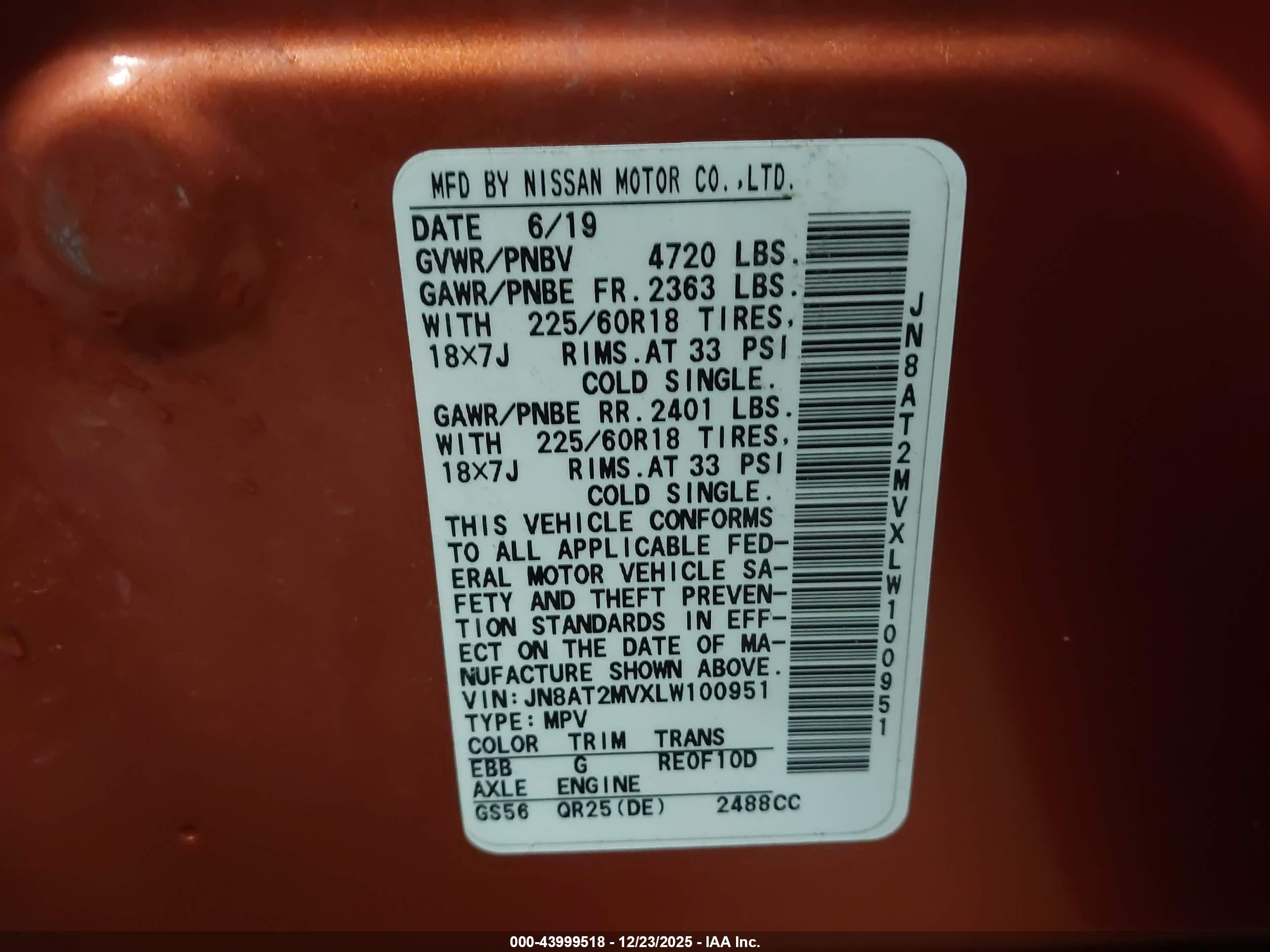 NISSAN ROGUE image 9