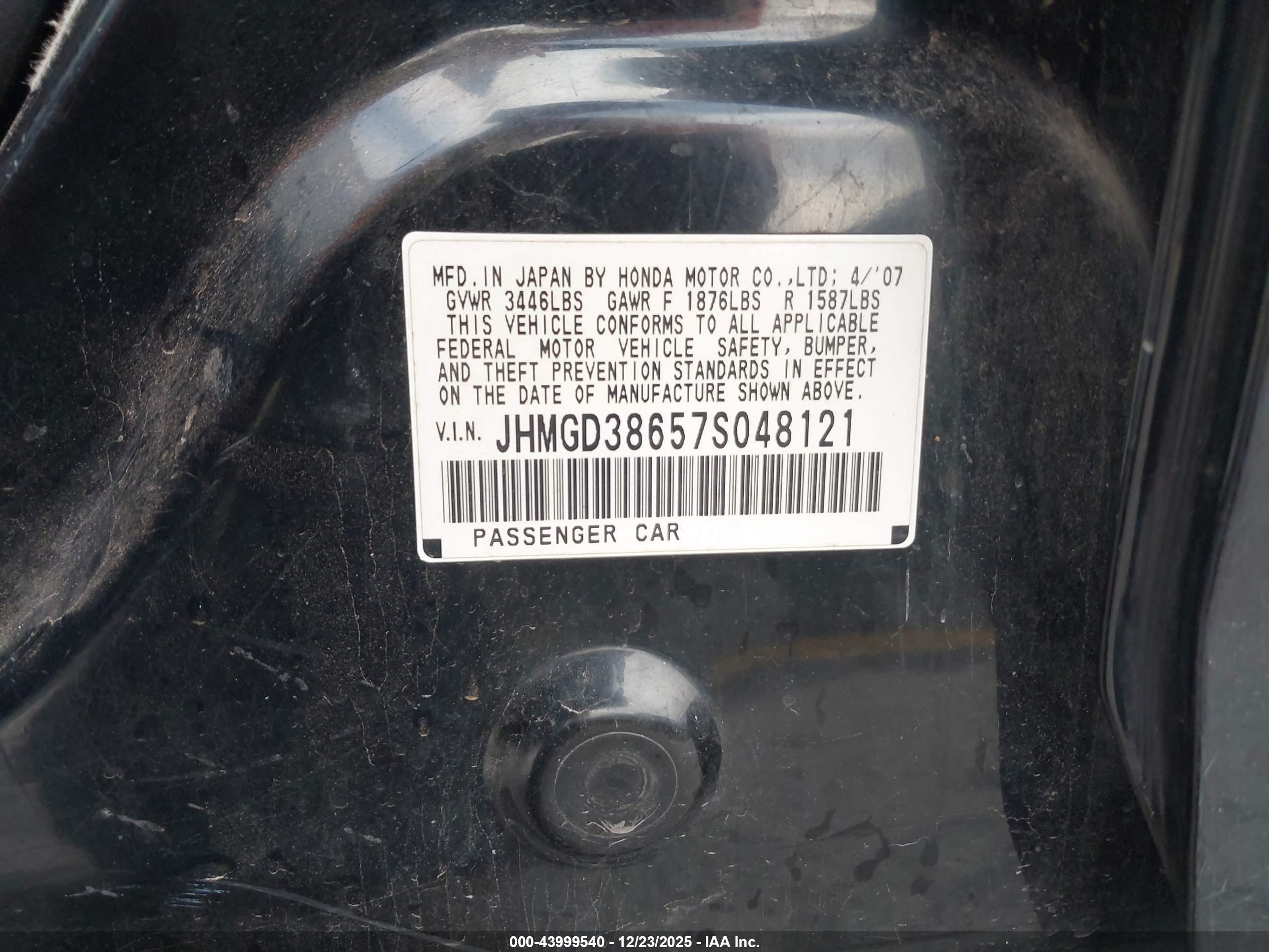 HONDA FIT image 9