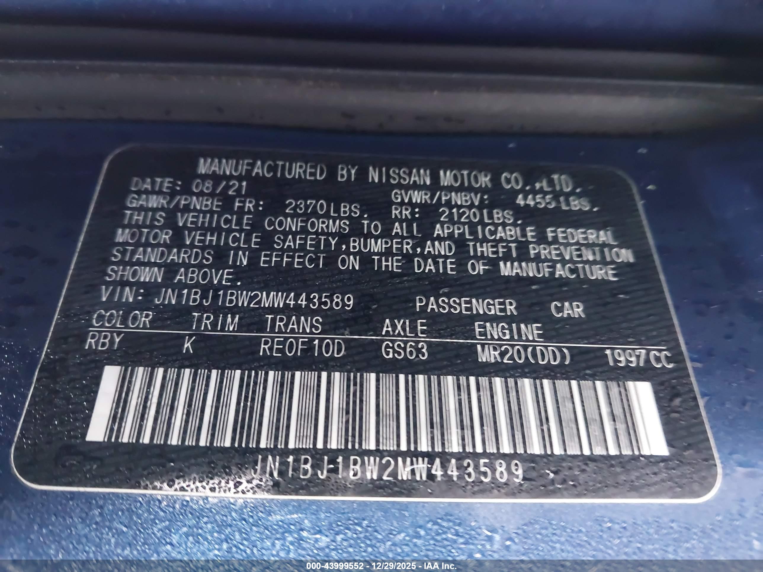 NISSAN ROGUE image 9