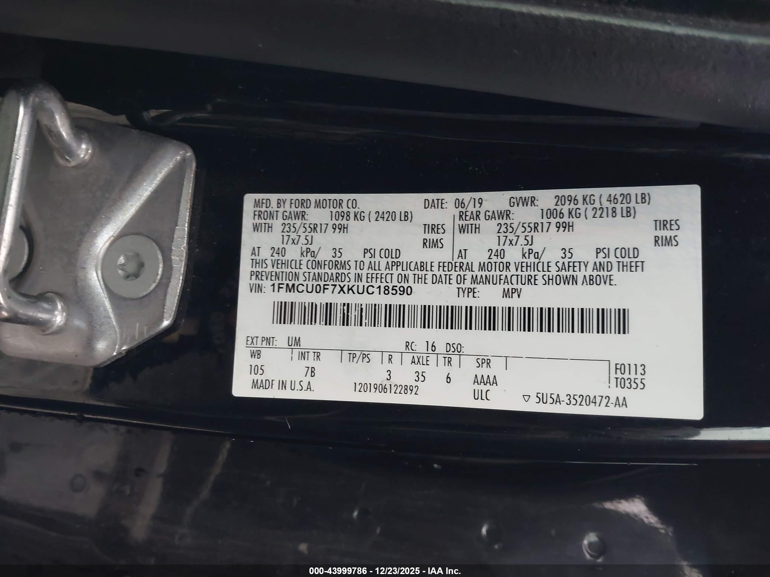 FORD ESCAPE image 9