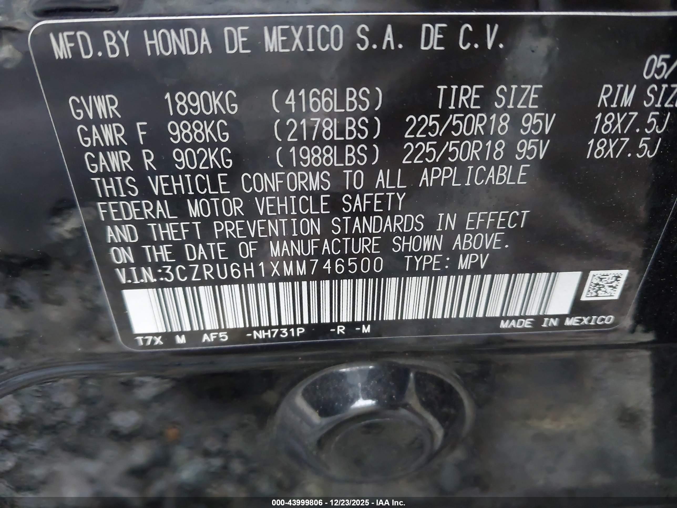 HONDA HR-V image 9