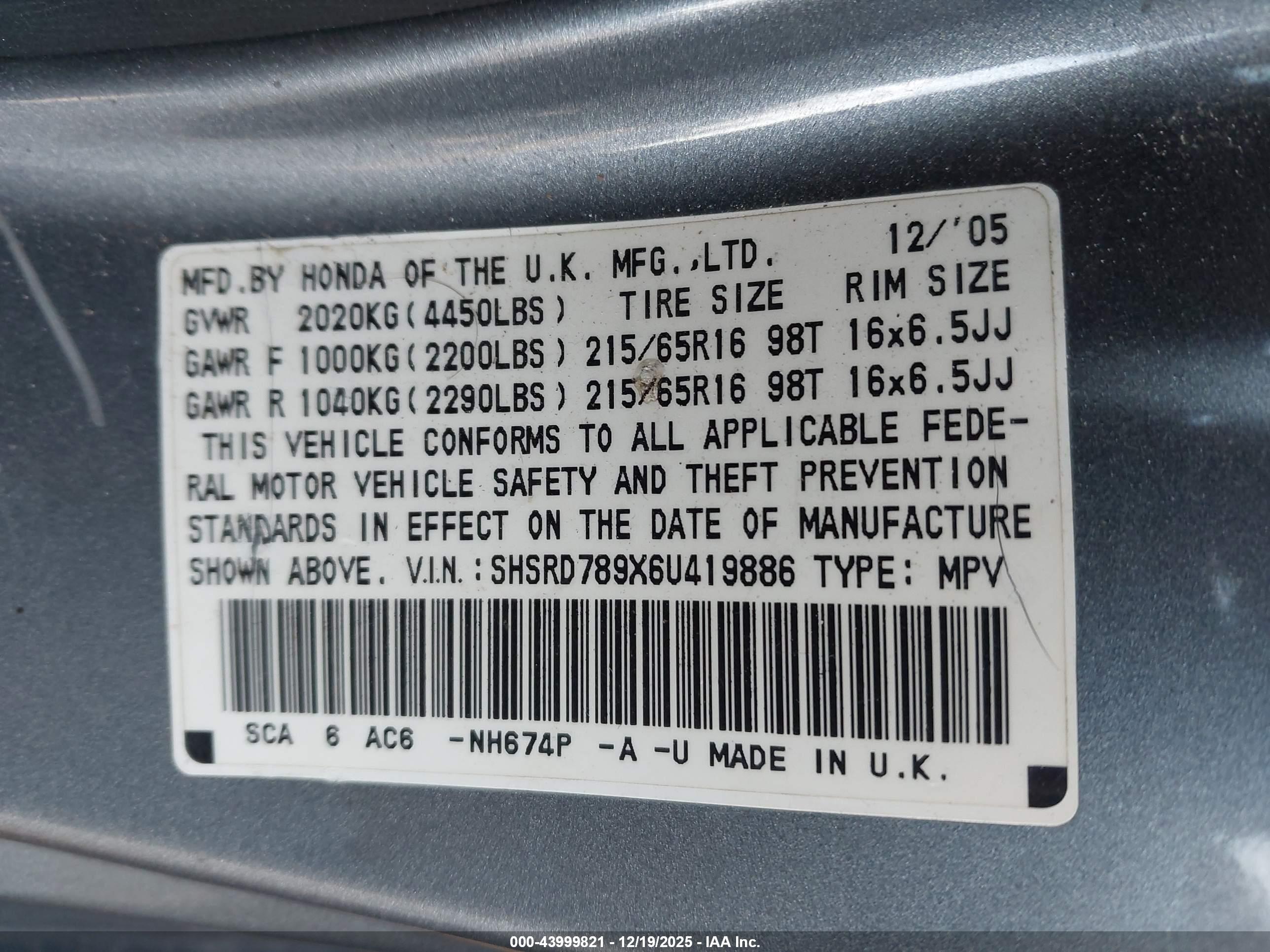 HONDA CR-V image 9