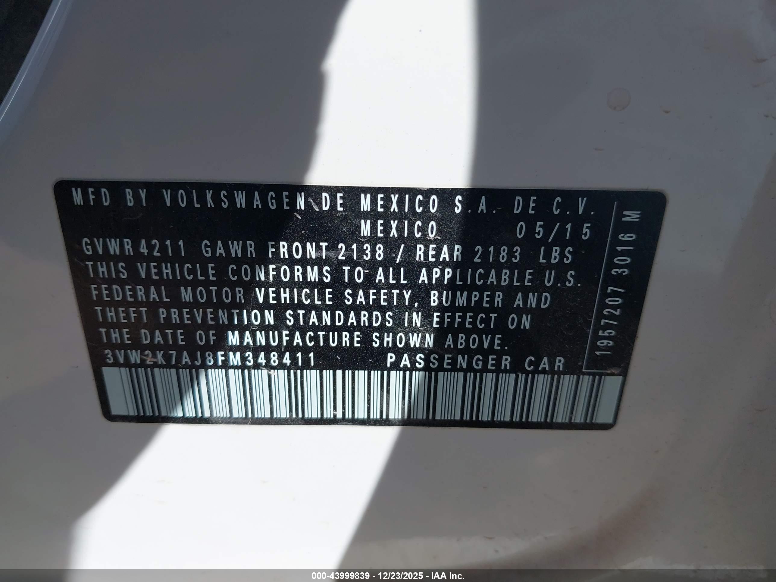 VOLKSWAGEN JETTA image 9