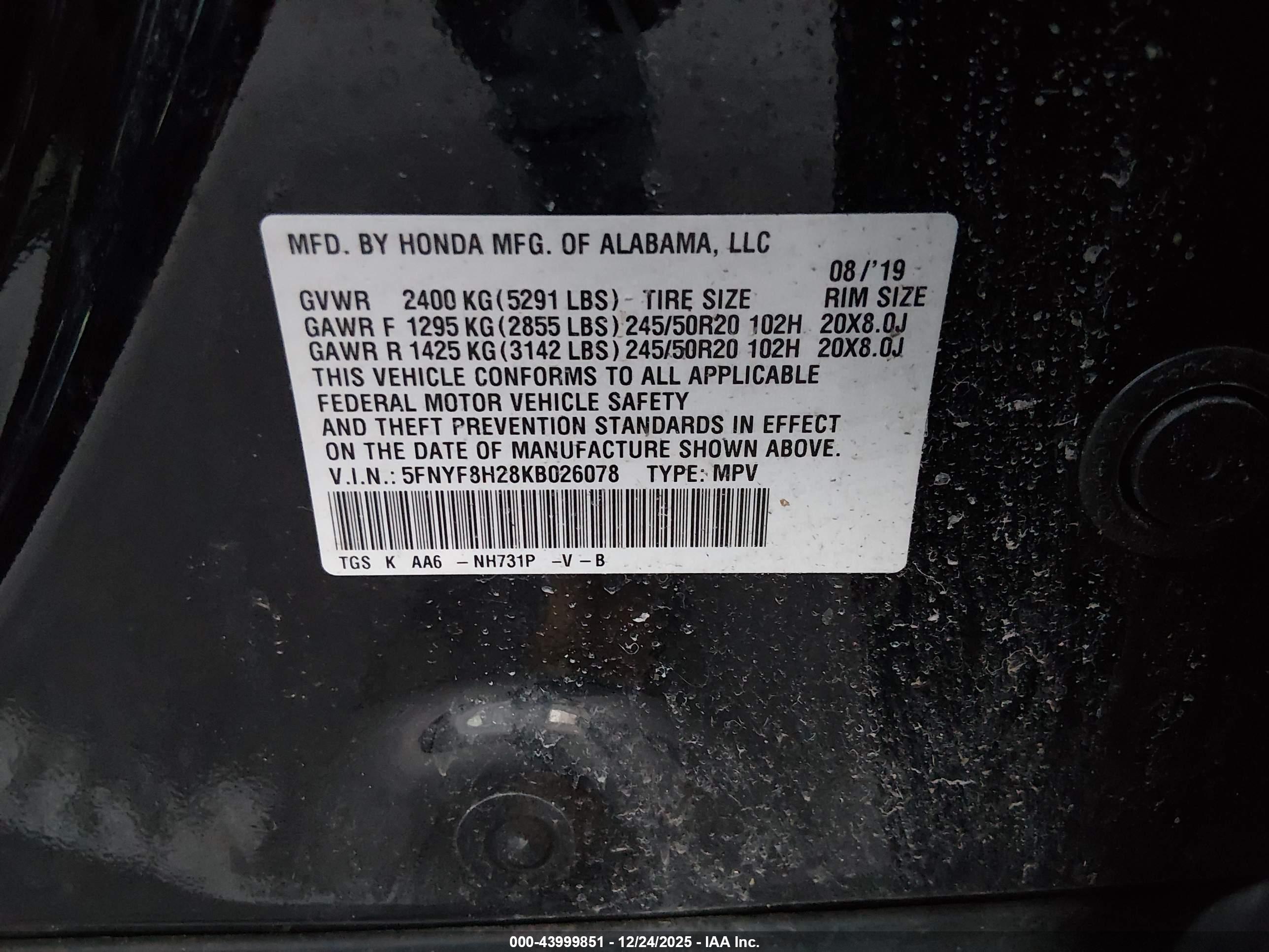HONDA PASSPORT image 9