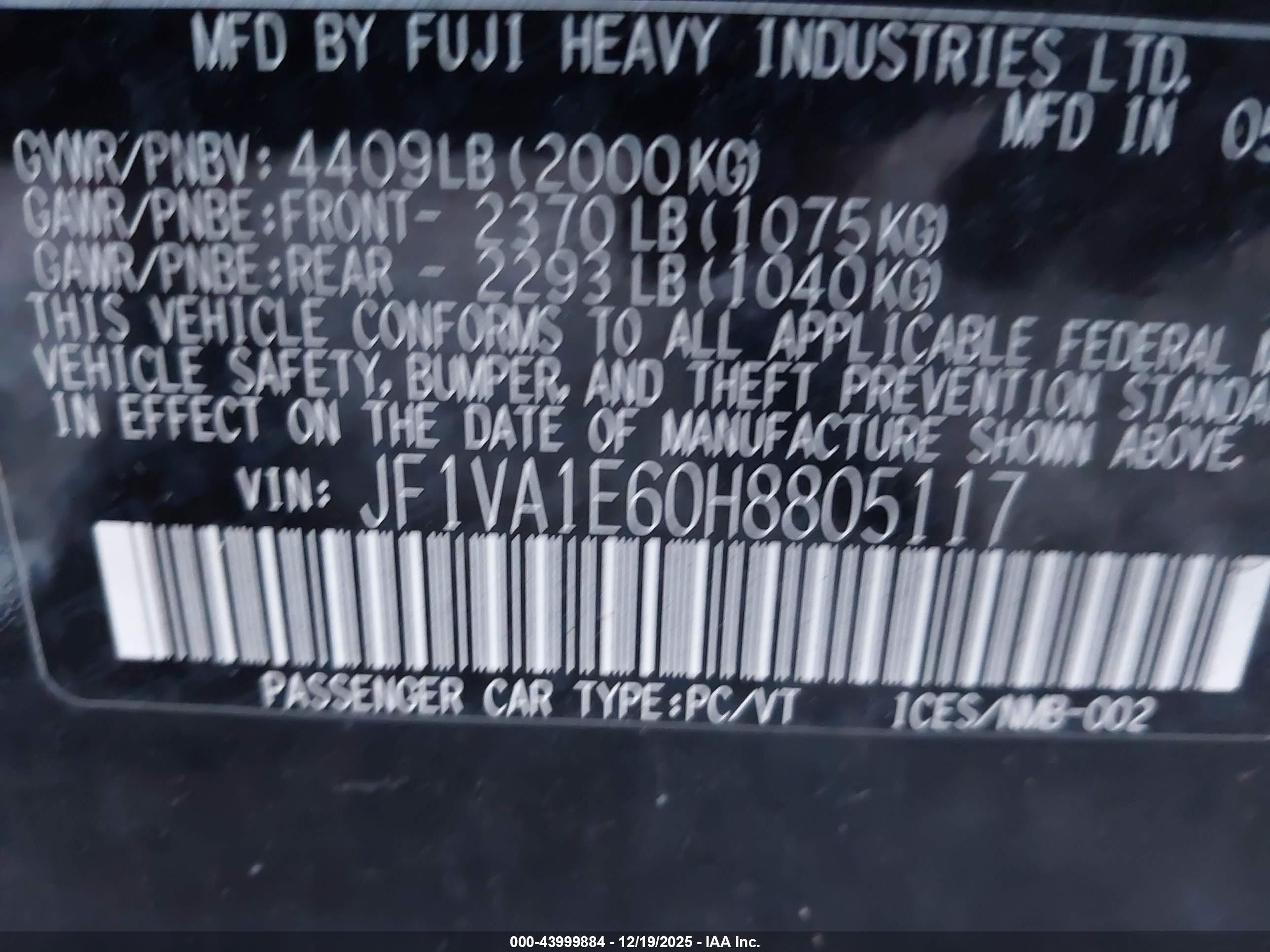 SUBARU WRX image 9