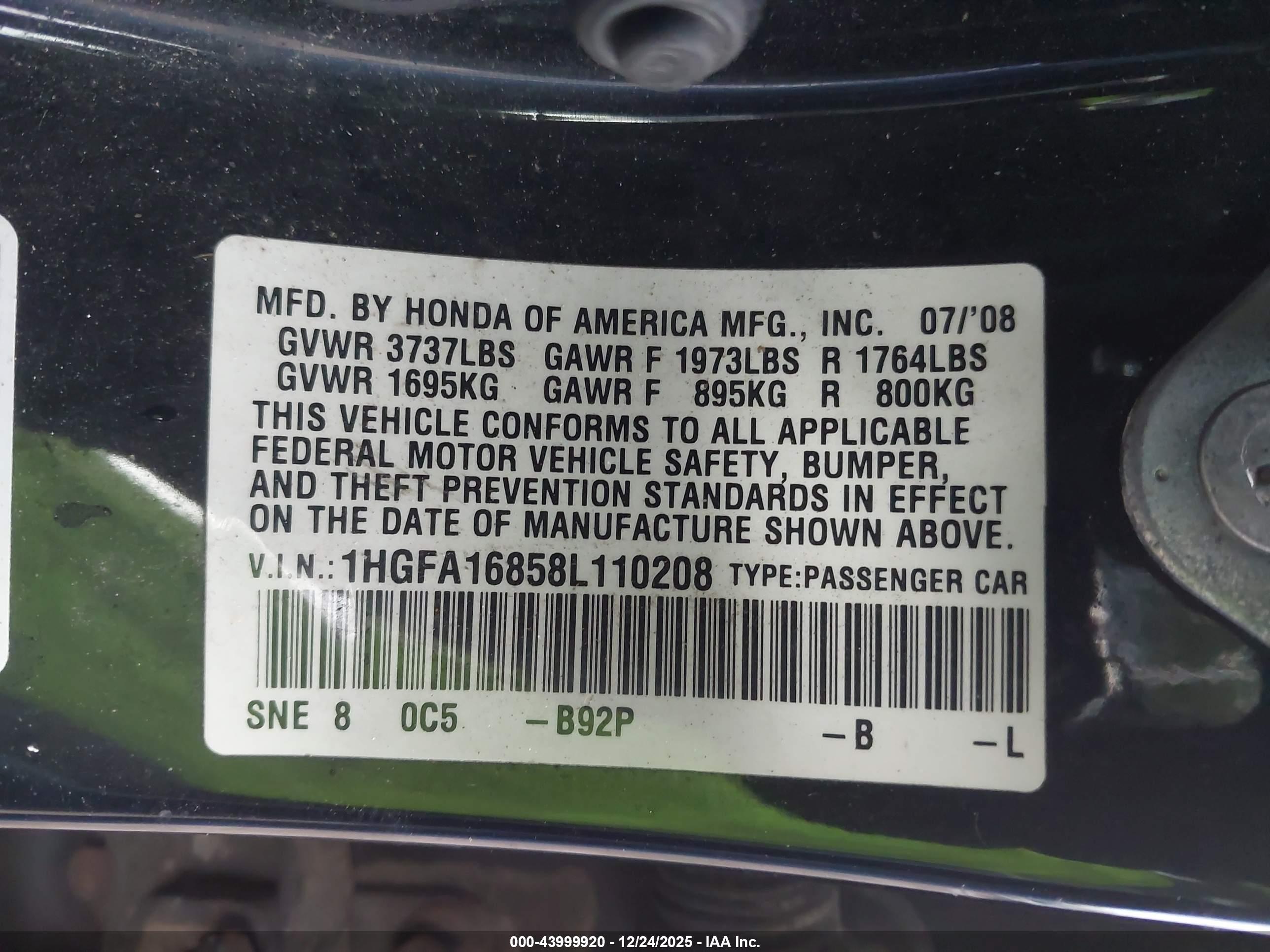HONDA CIVIC image 9