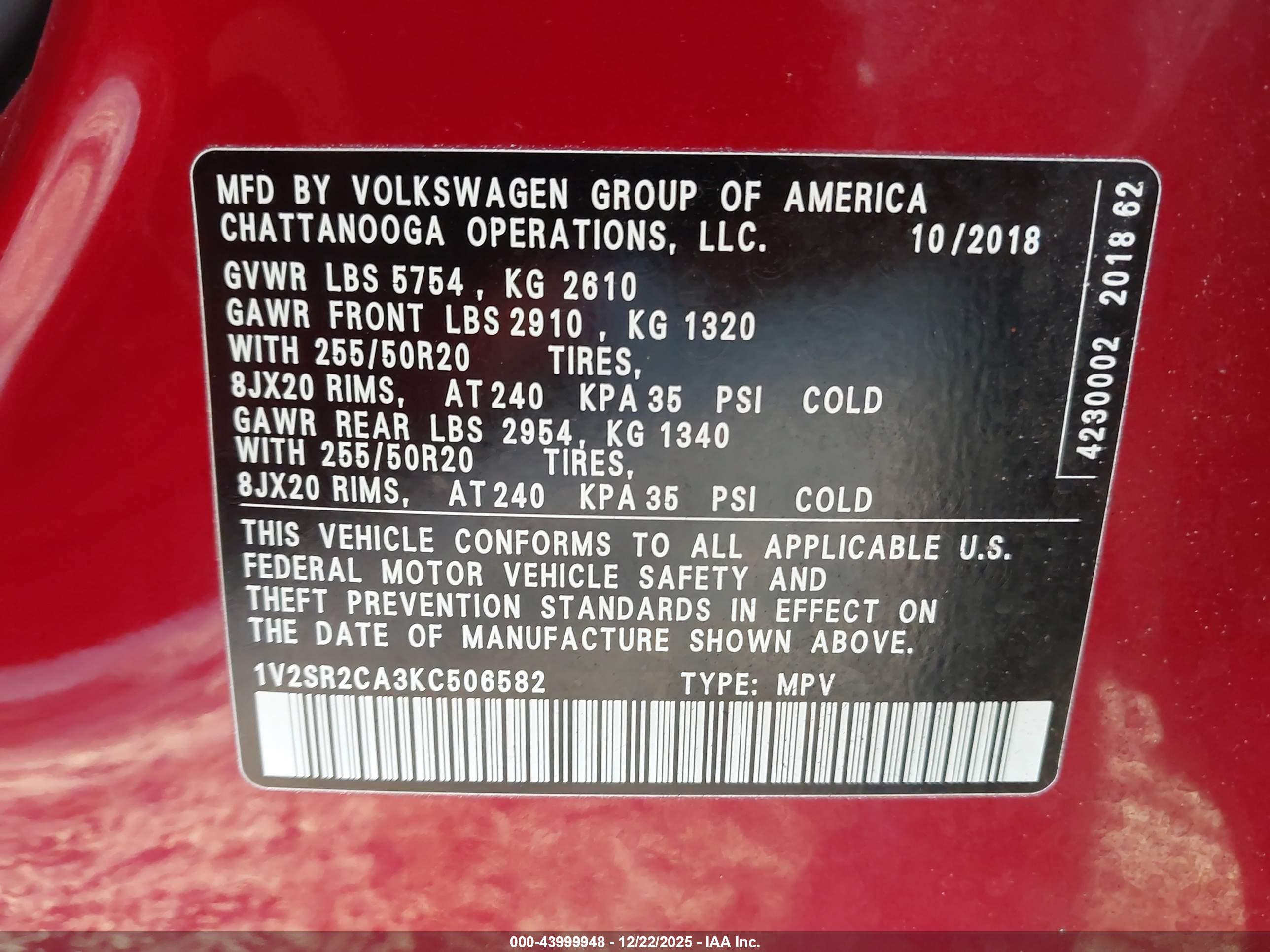 VOLKSWAGEN ATLAS image 9
