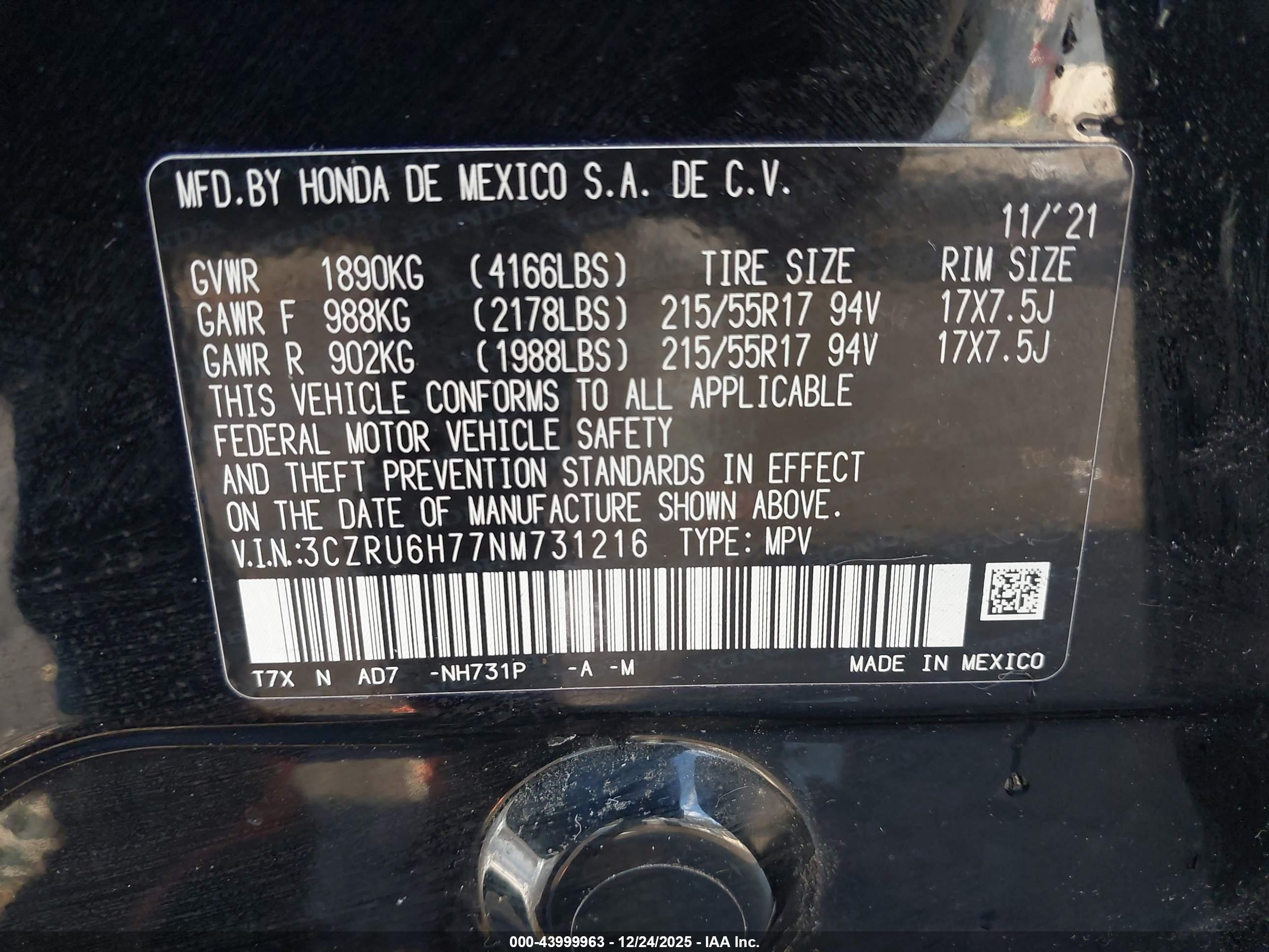 HONDA HR-V image 9