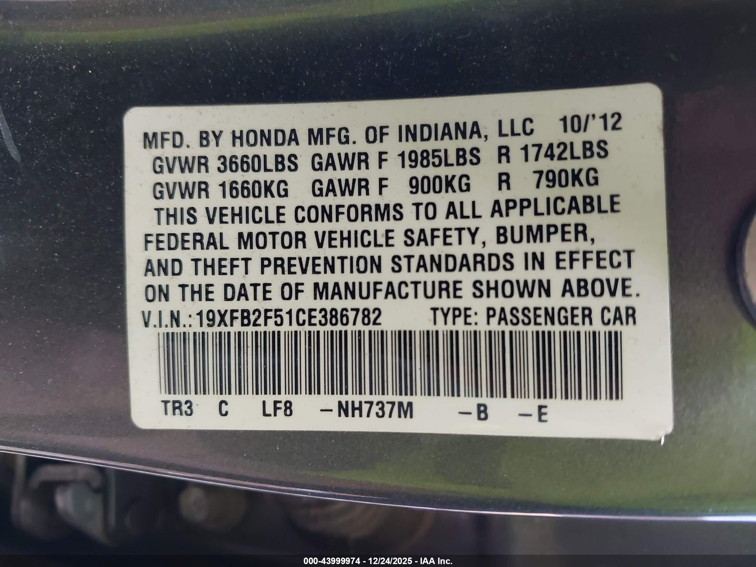 HONDA CIVIC image 9