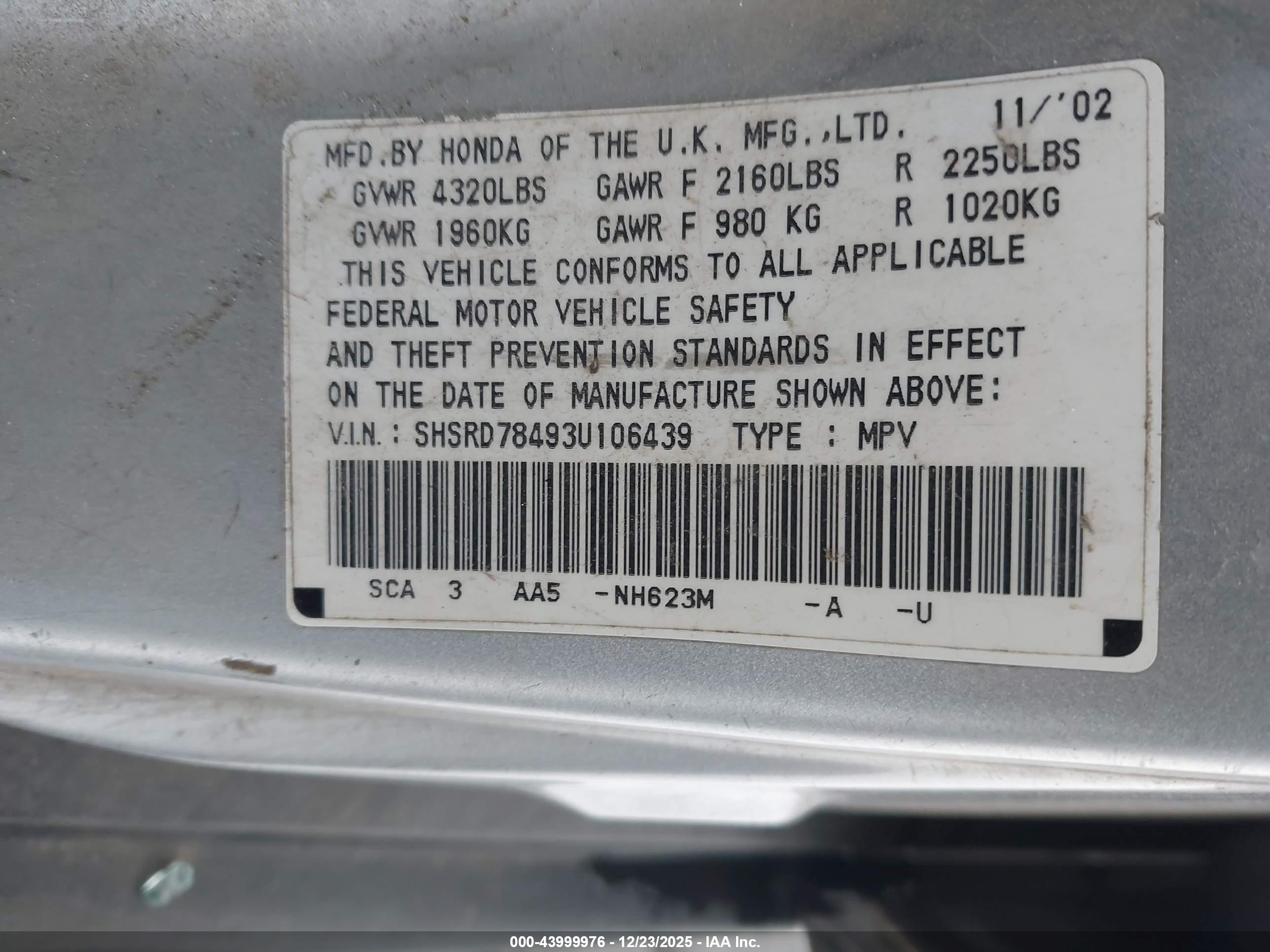 HONDA CR-V image 9