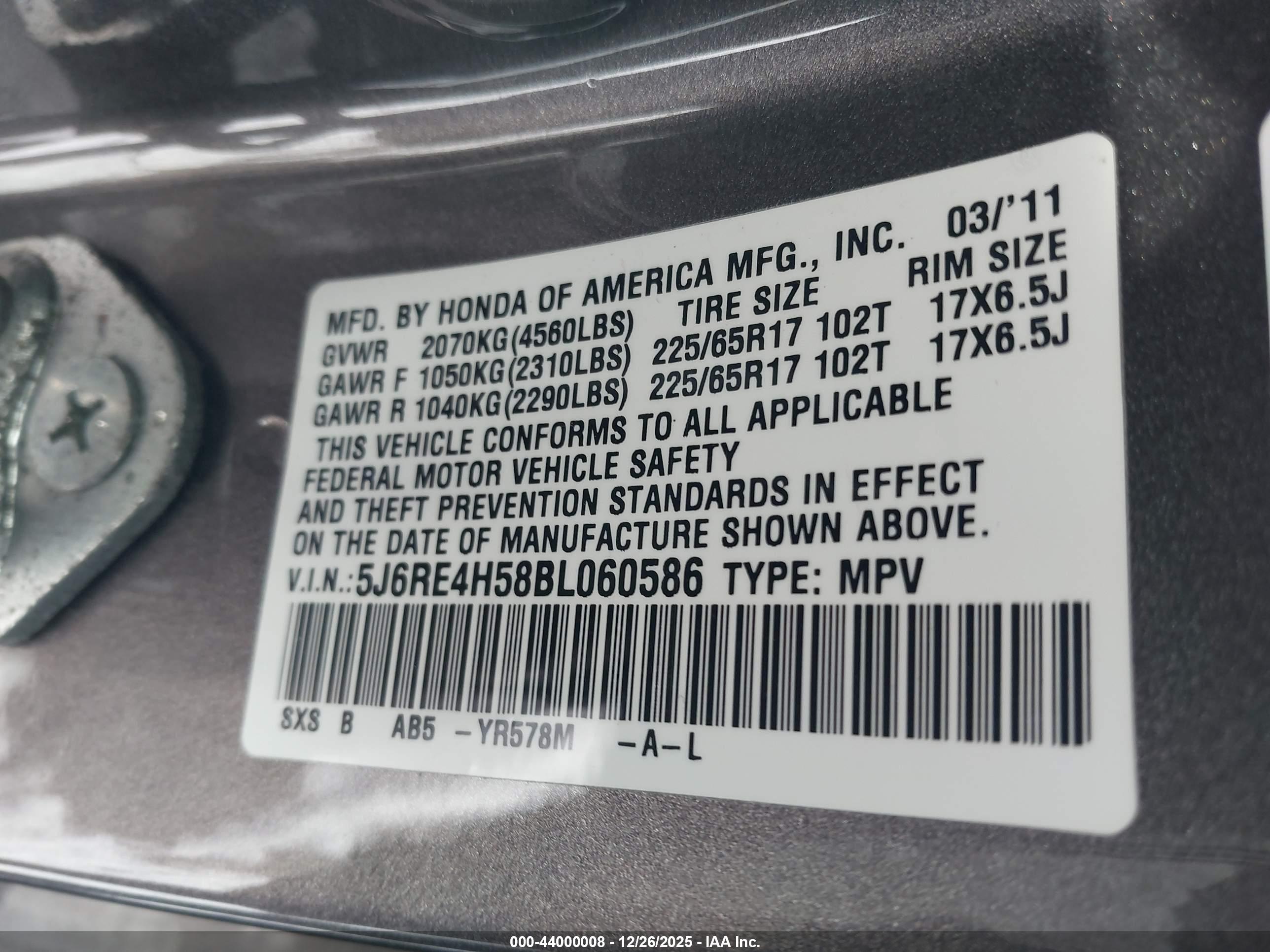 HONDA CR-V image 9