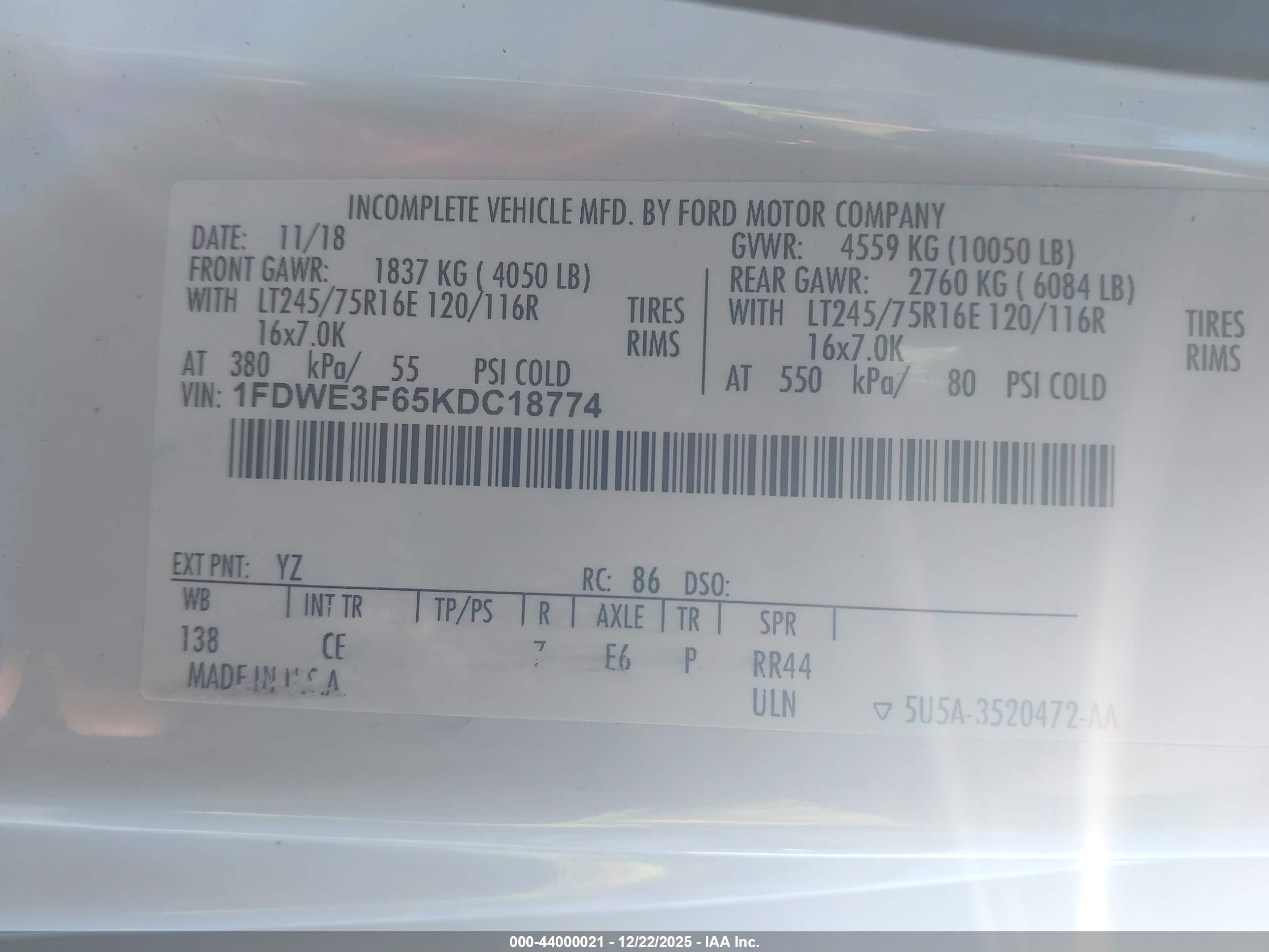 FORD E-350 image 9