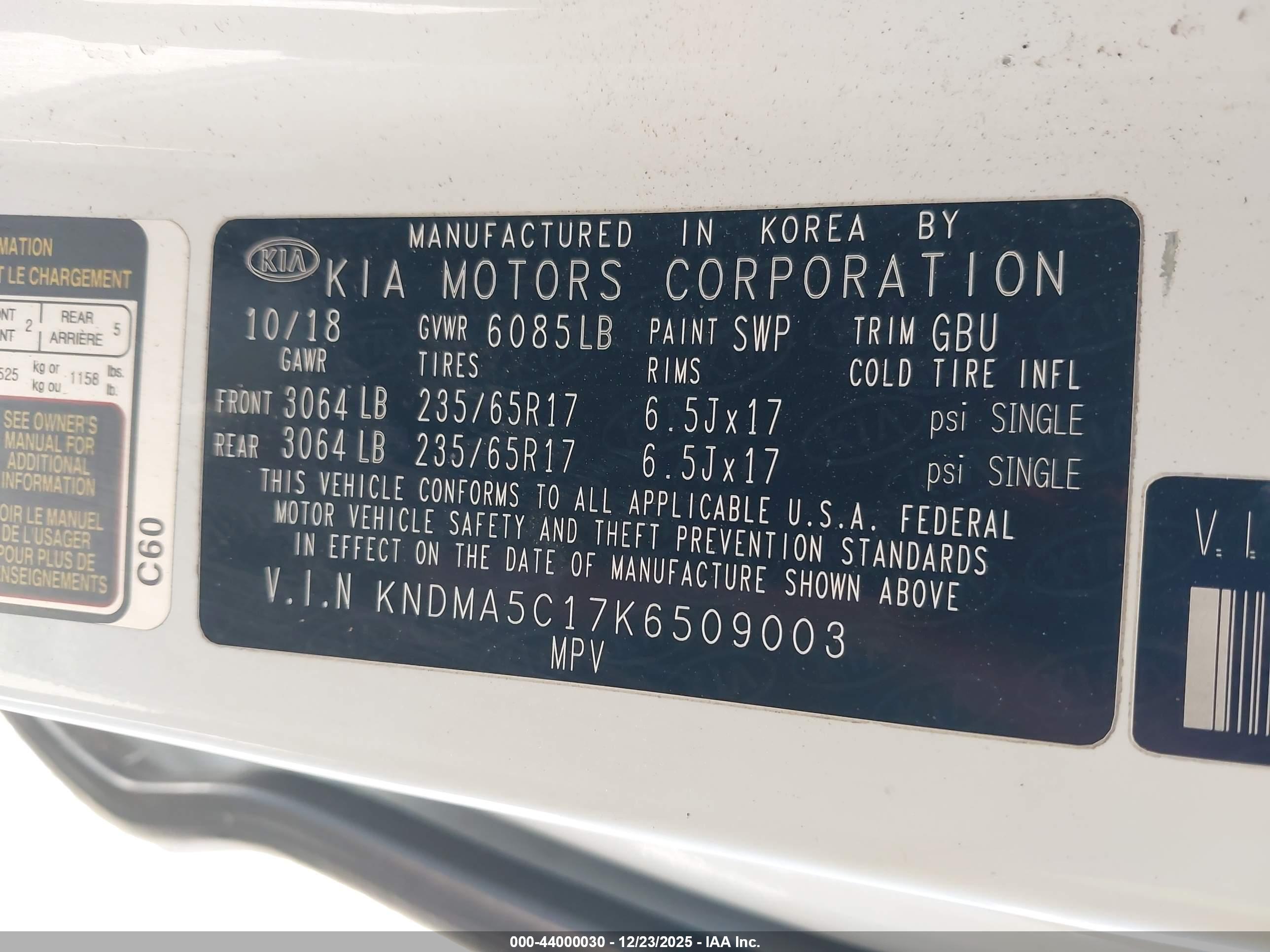 KIA SEDONA image 9