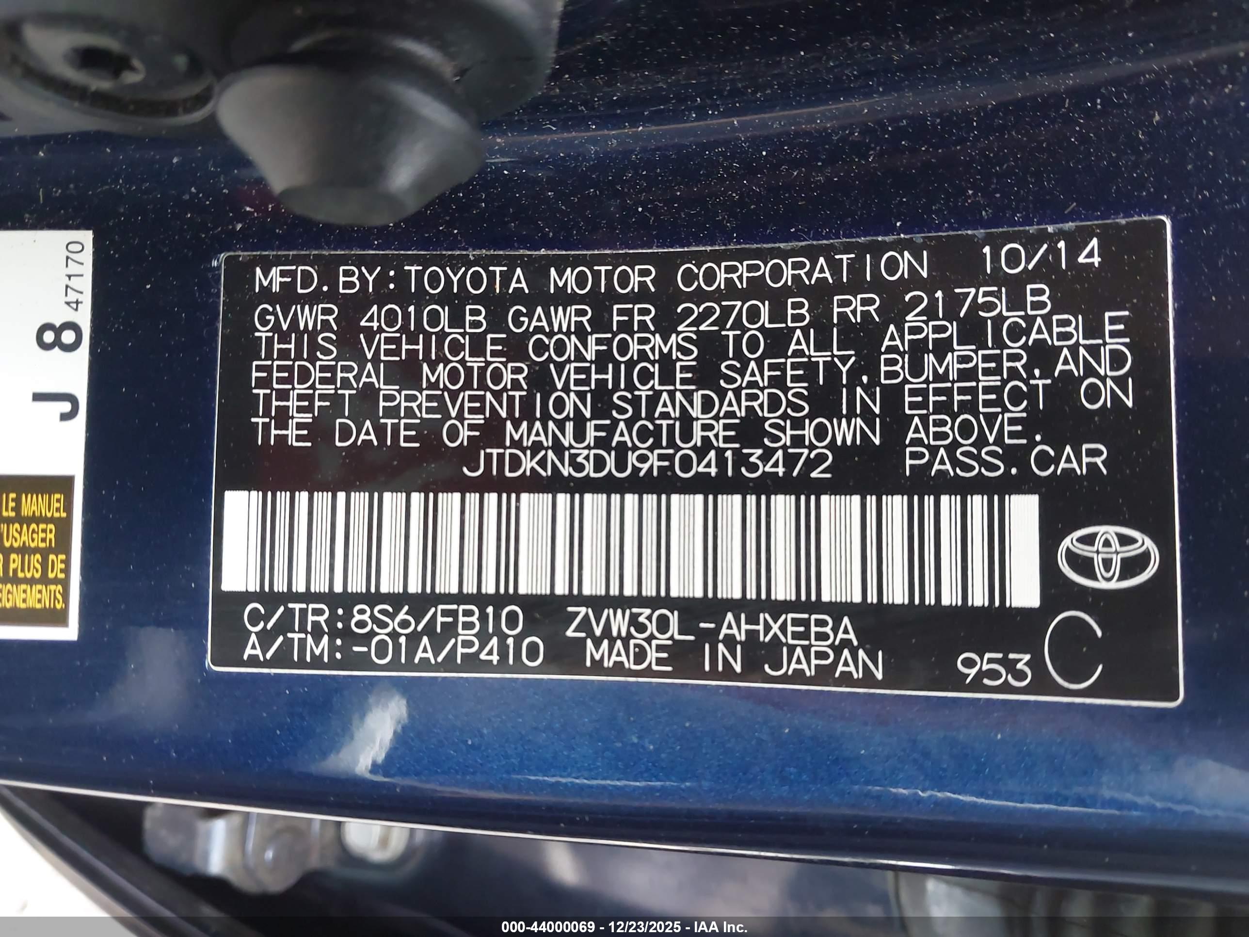 TOYOTA PRIUS image 9