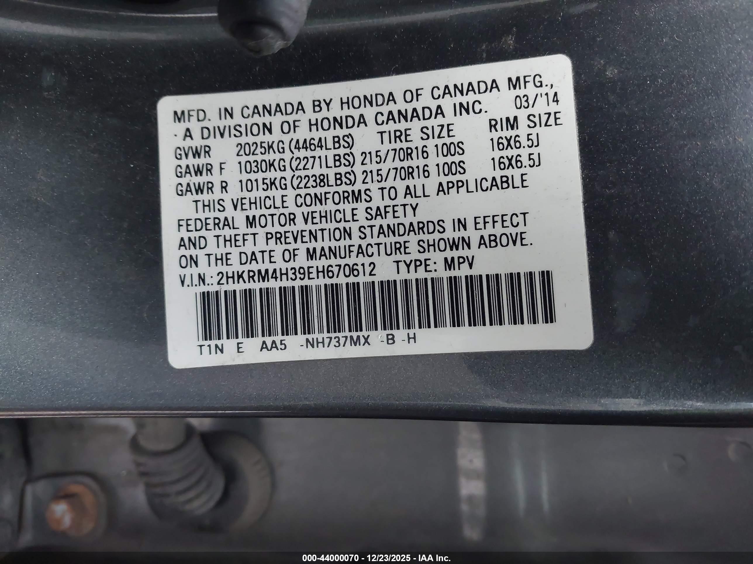 HONDA CR-V image 9