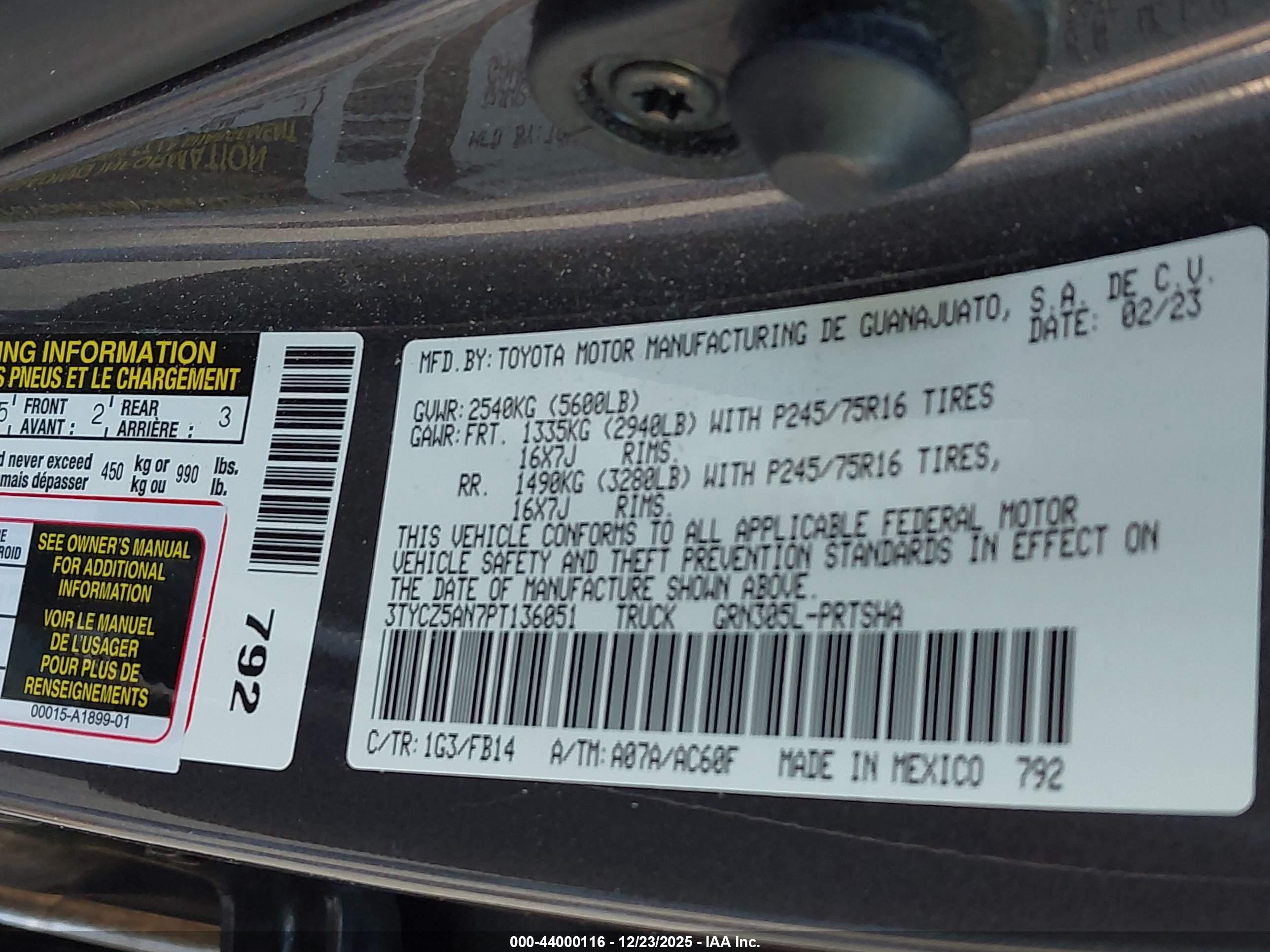 TOYOTA TACOMA image 9
