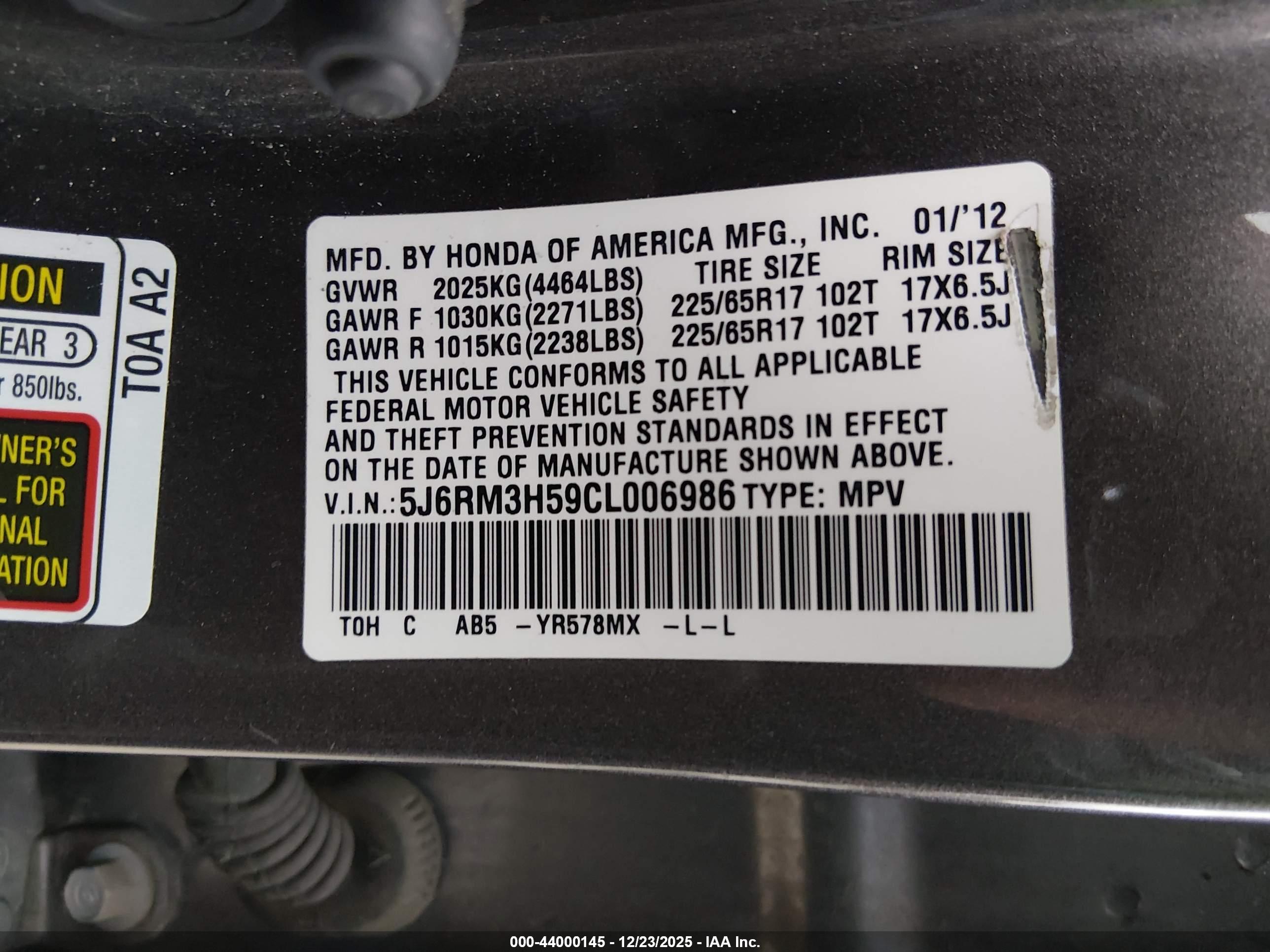 HONDA CR-V image 9