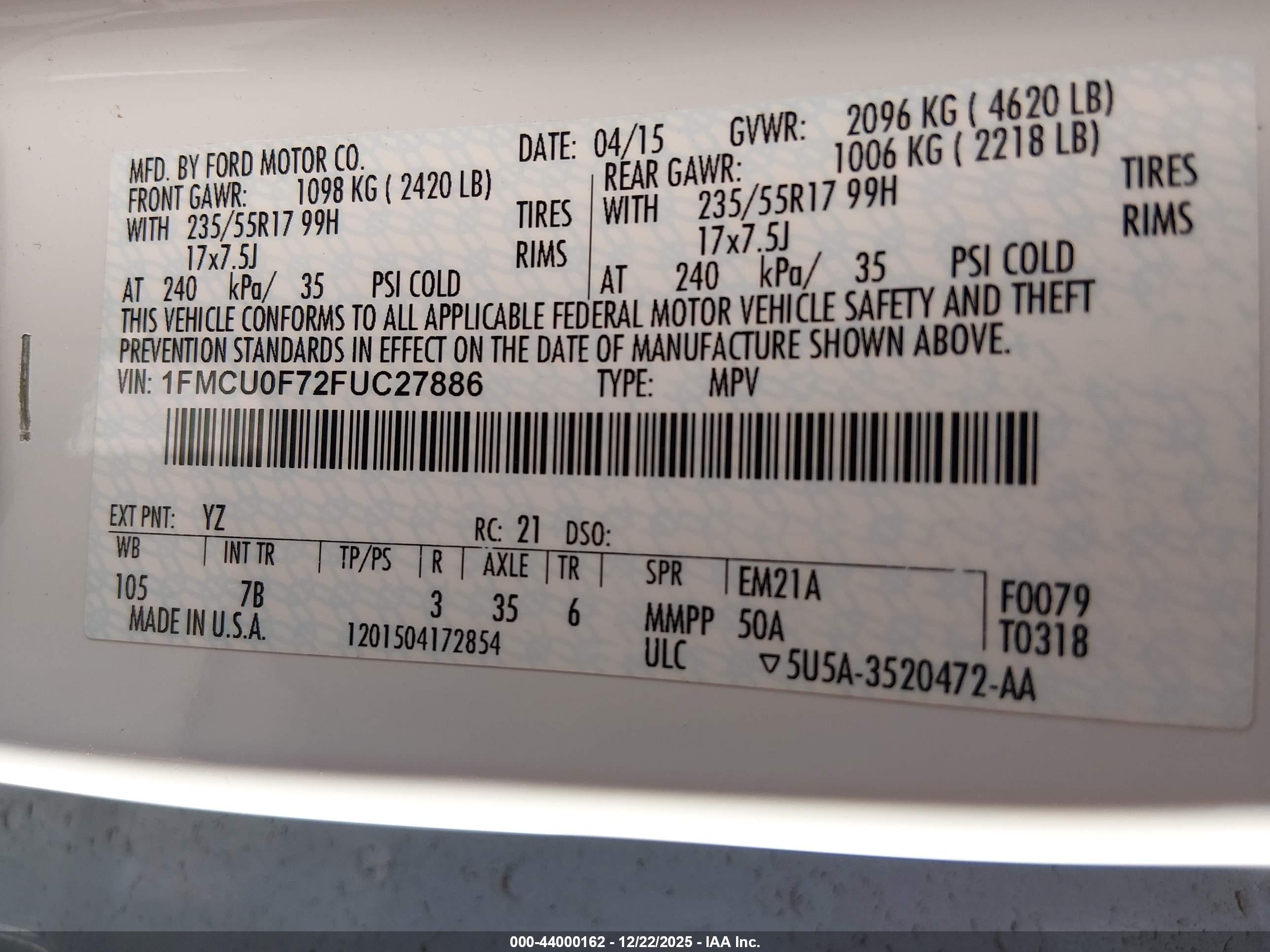 FORD ESCAPE image 9