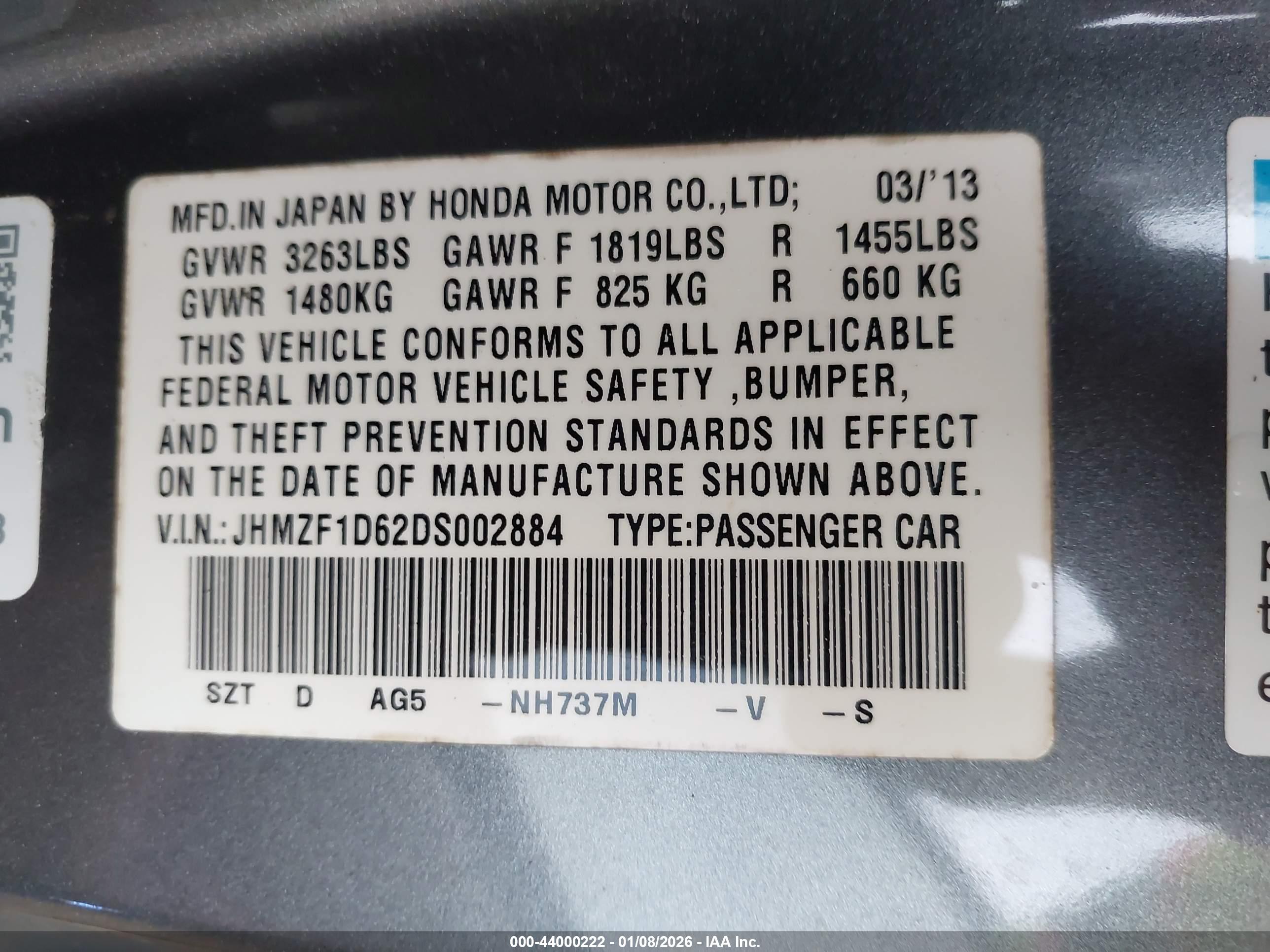 HONDA CR-Z image 9