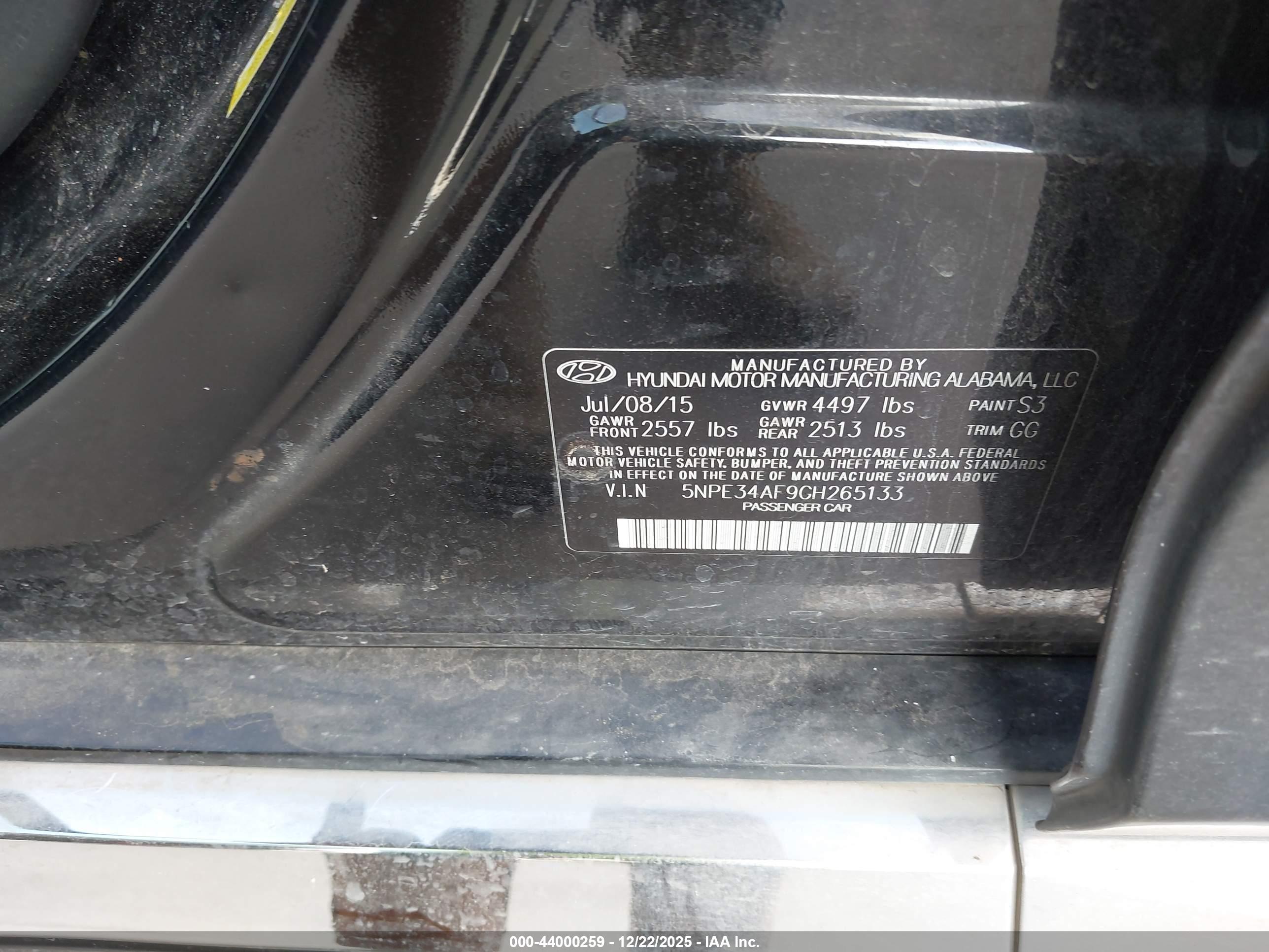 HYUNDAI SONATA image 9