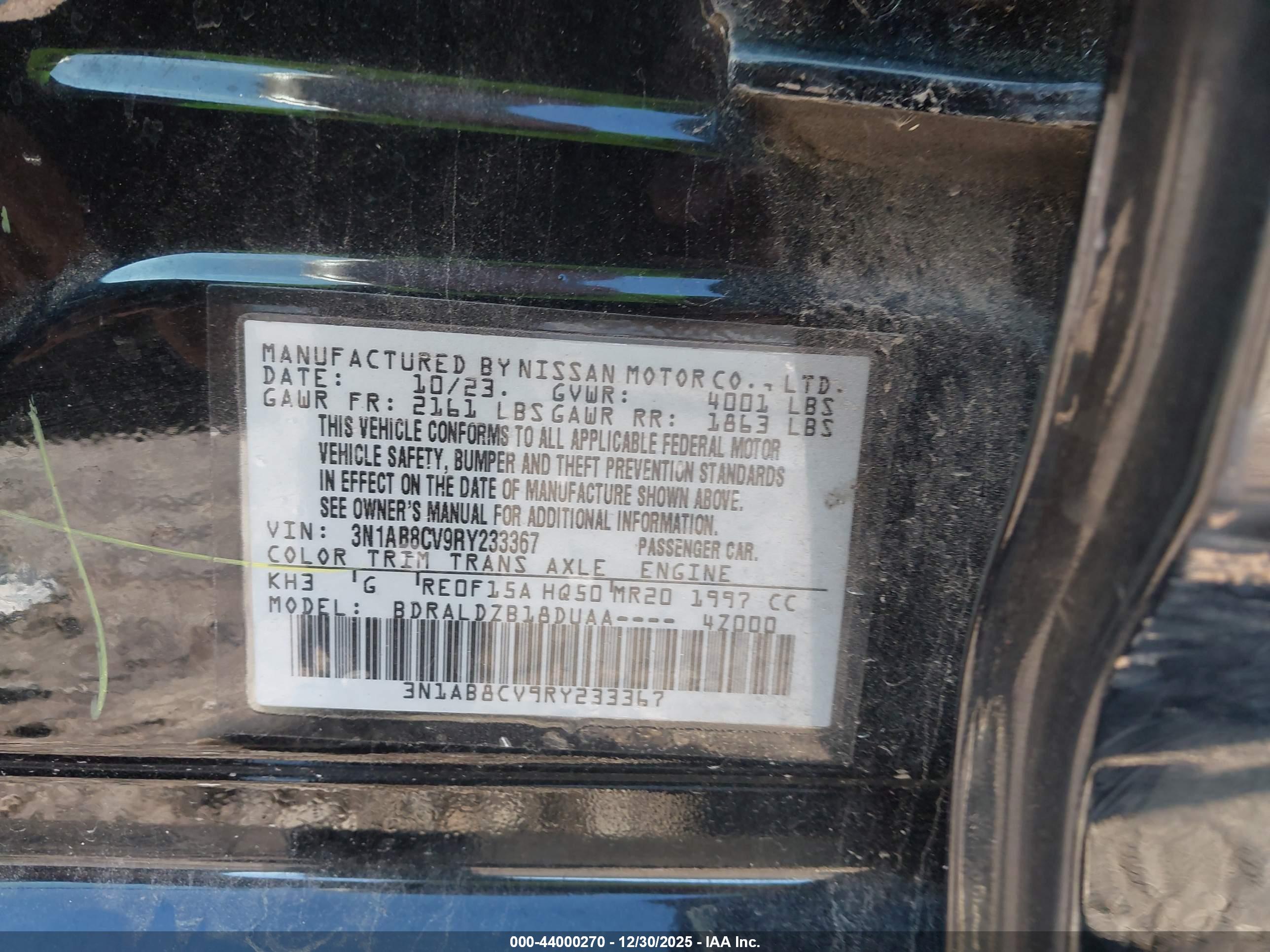 NISSAN SENTRA image 9