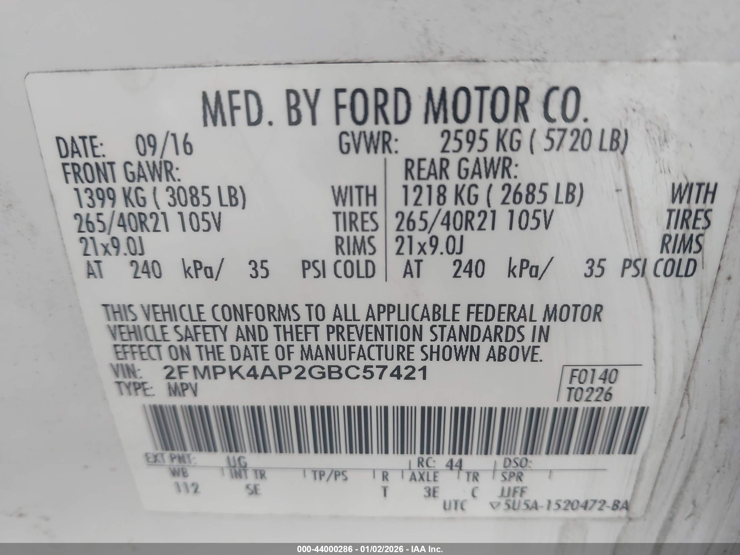 FORD EDGE image 9