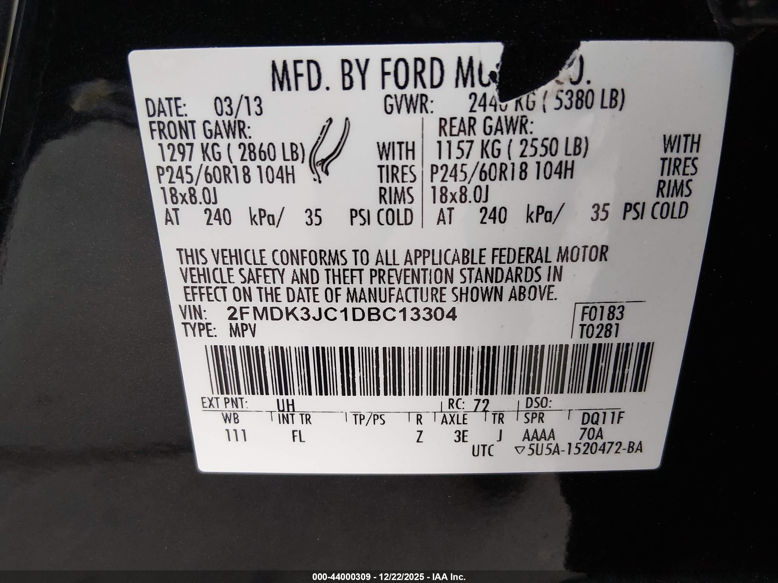 FORD EDGE image 9