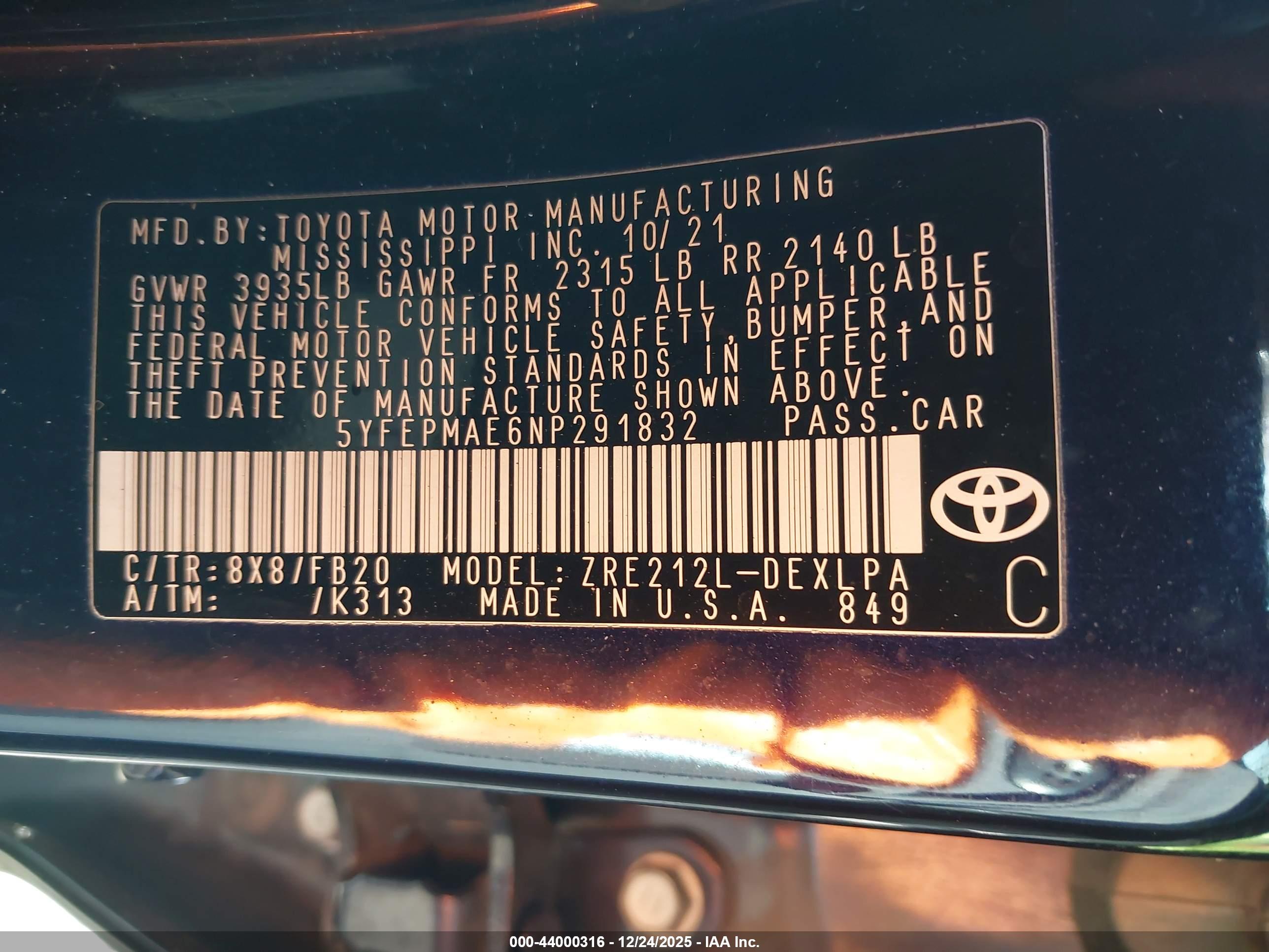 TOYOTA COROLLA image 9