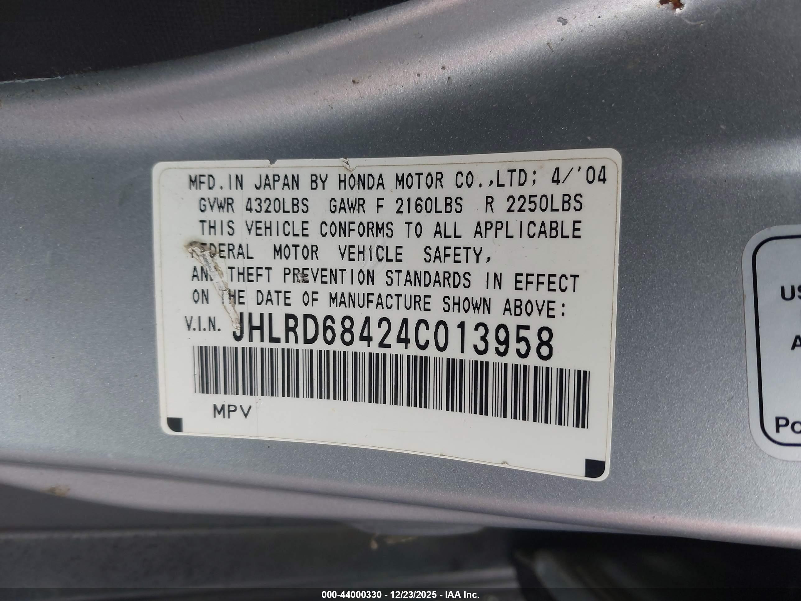 HONDA CR-V image 9
