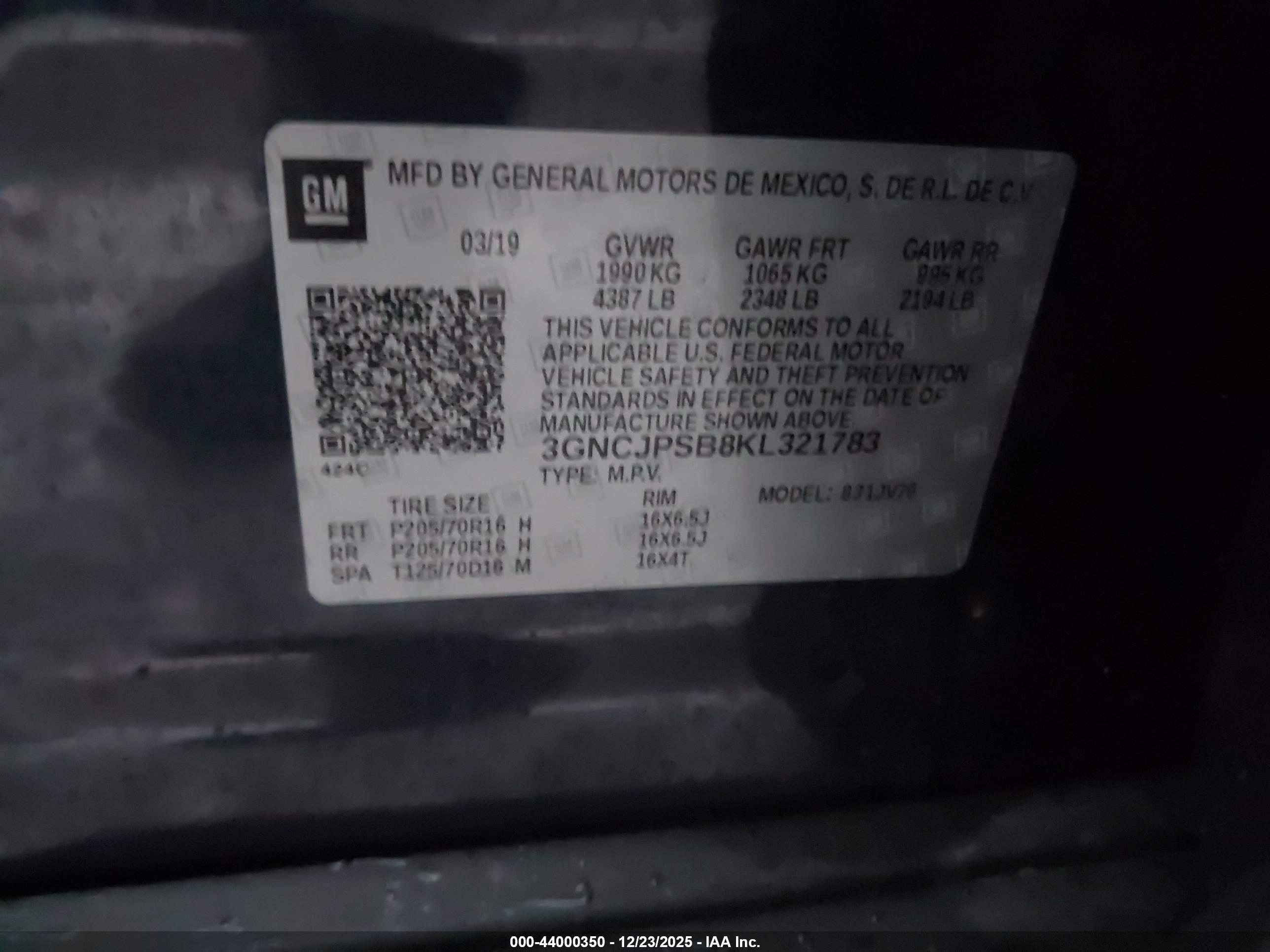 CHEVROLET TRAX image 9