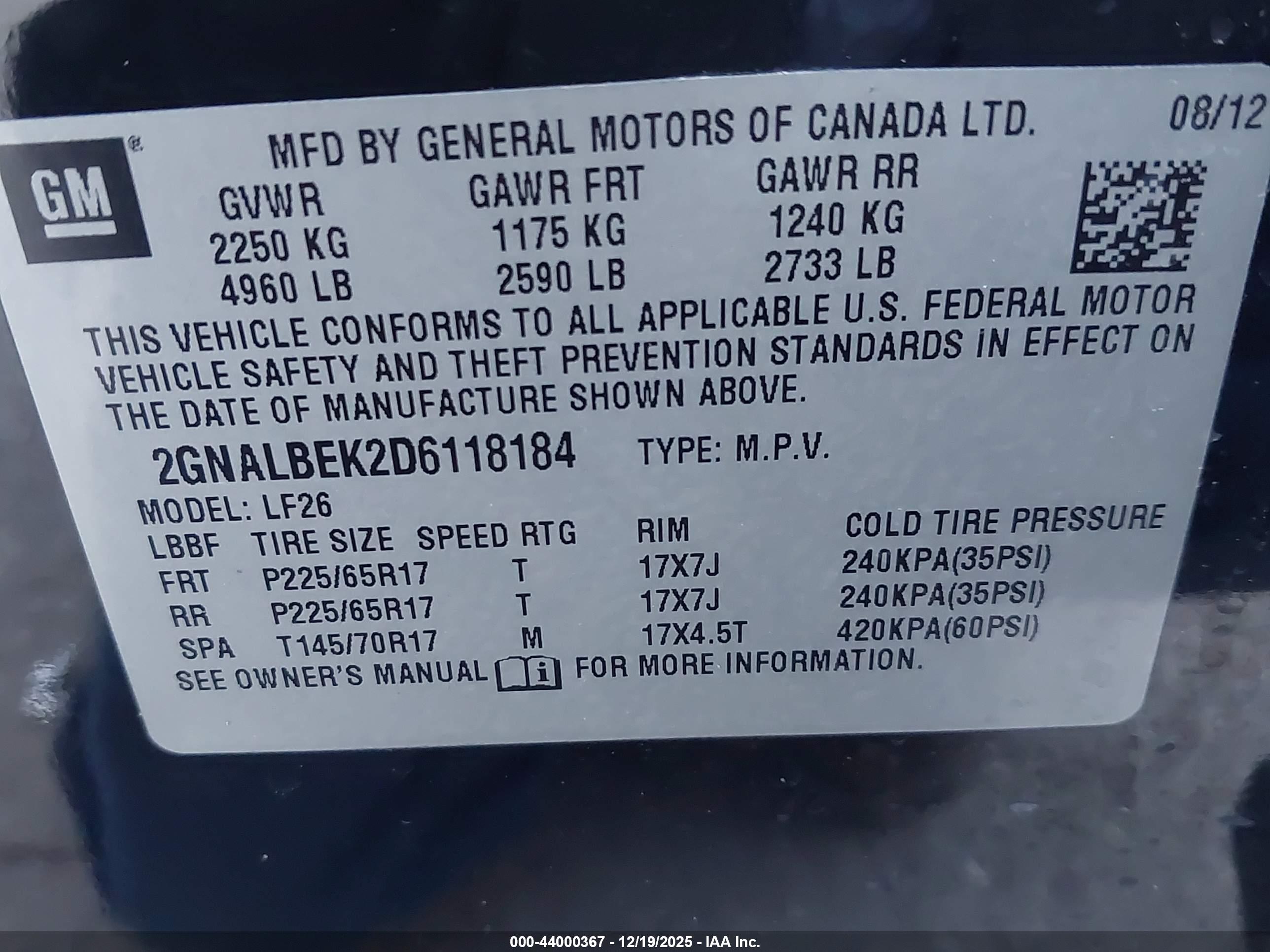 CHEVROLET EQUINOX image 9