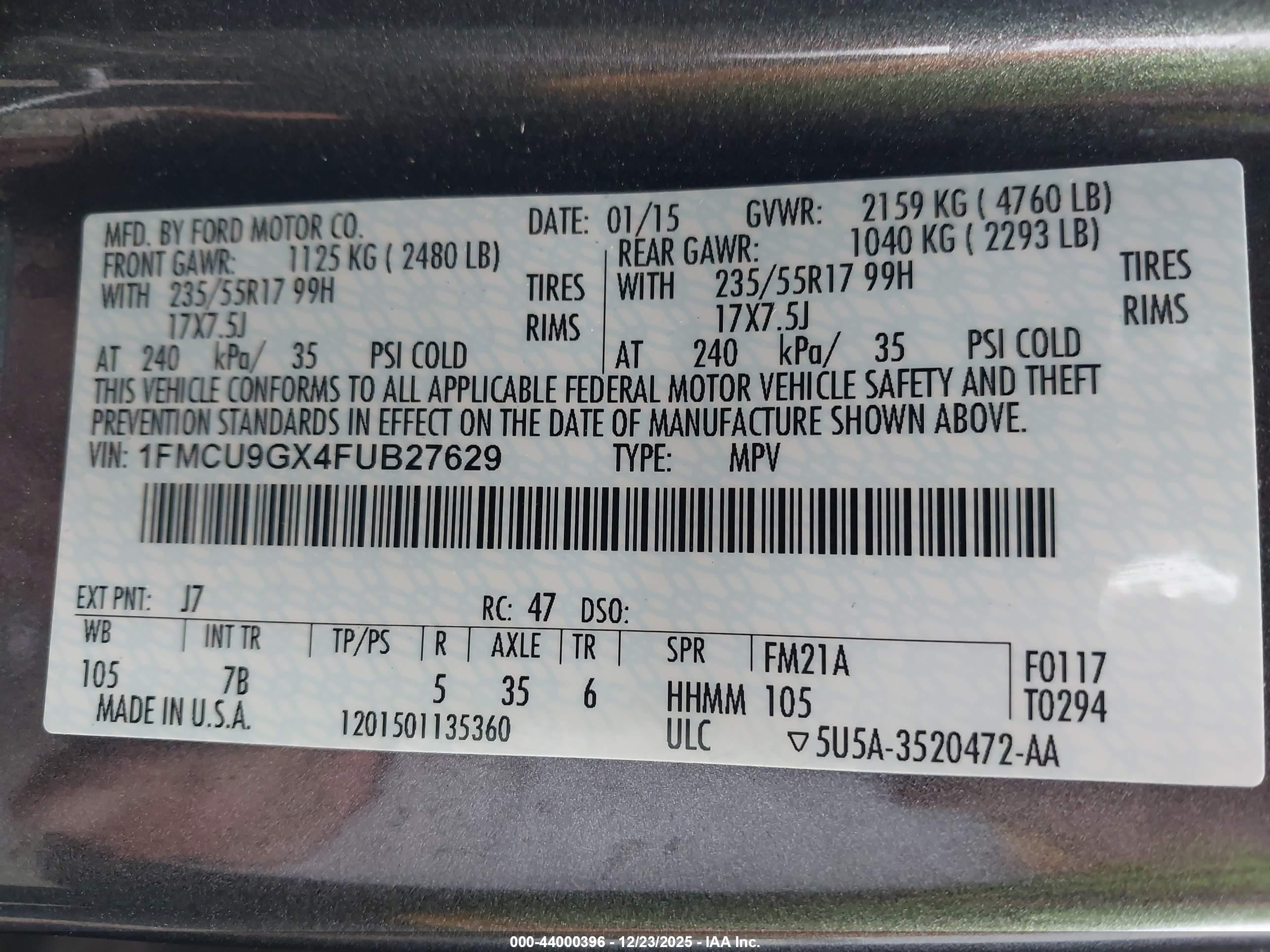 FORD ESCAPE image 9