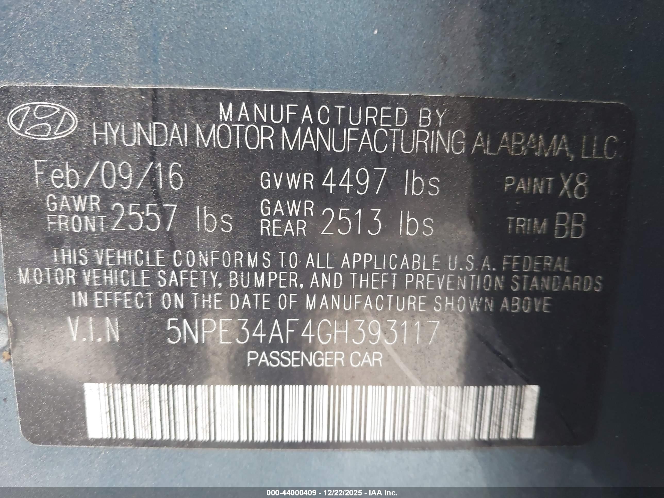 HYUNDAI SONATA image 9