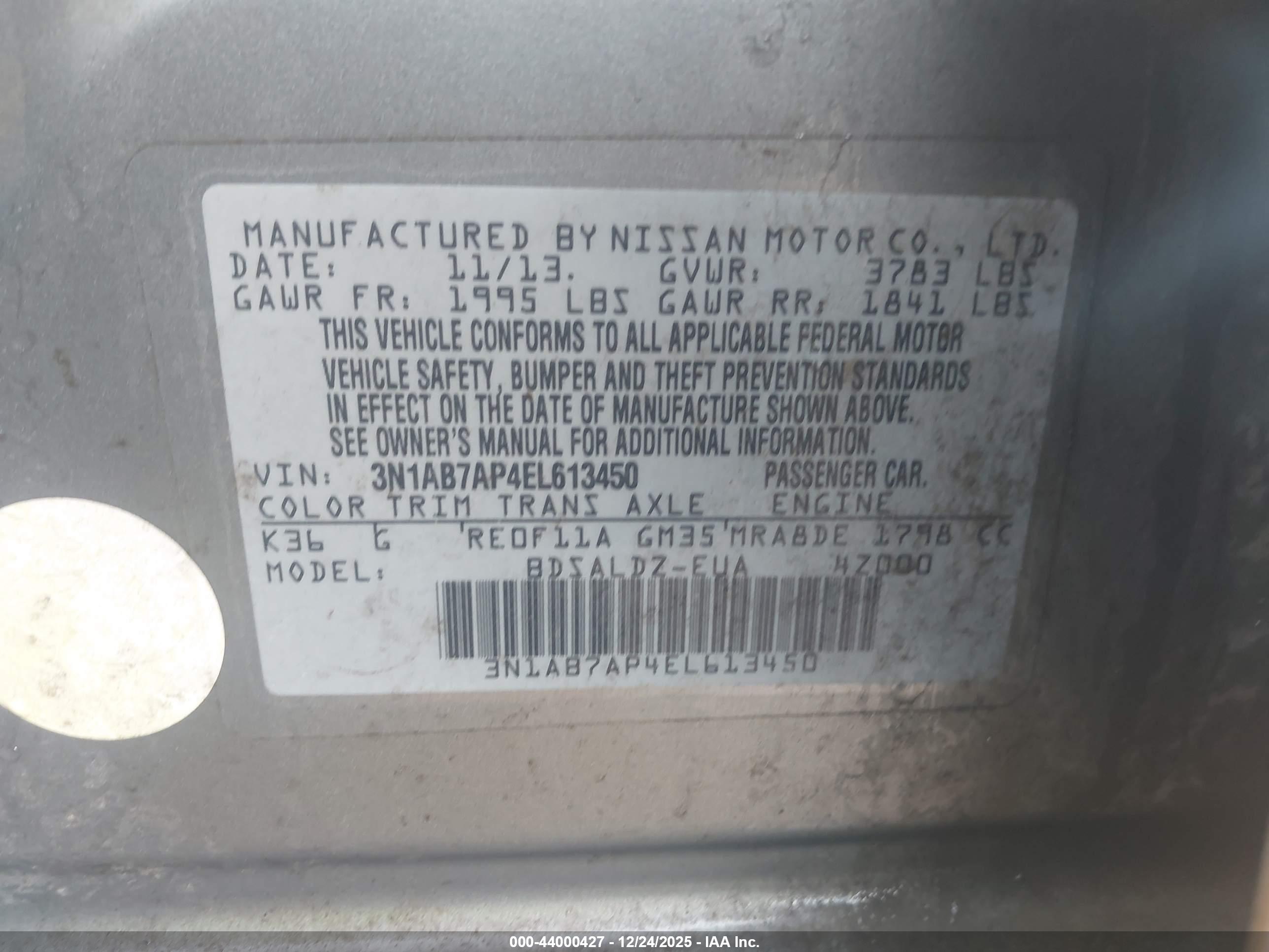 NISSAN SENTRA image 9