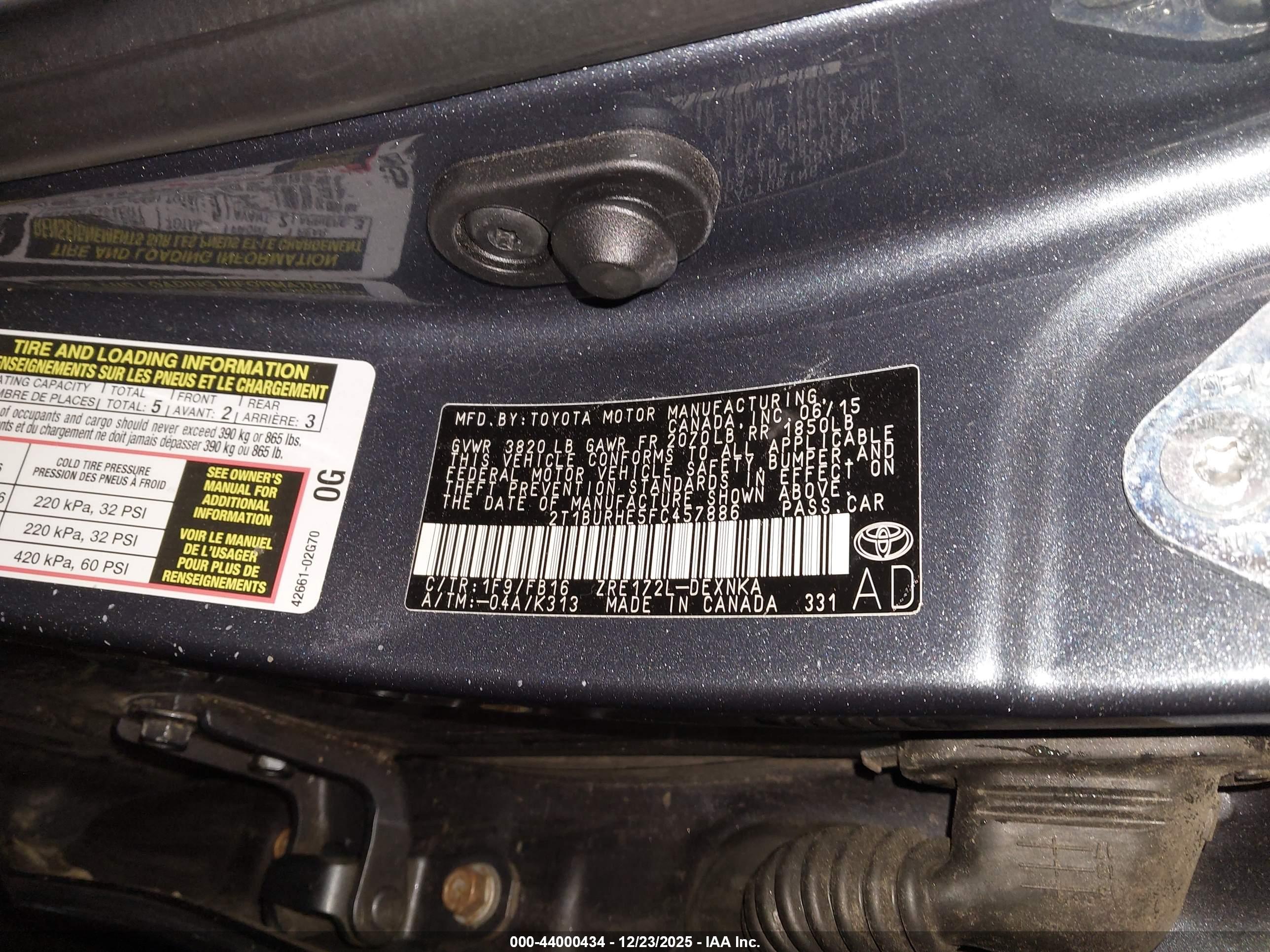 TOYOTA COROLLA image 9