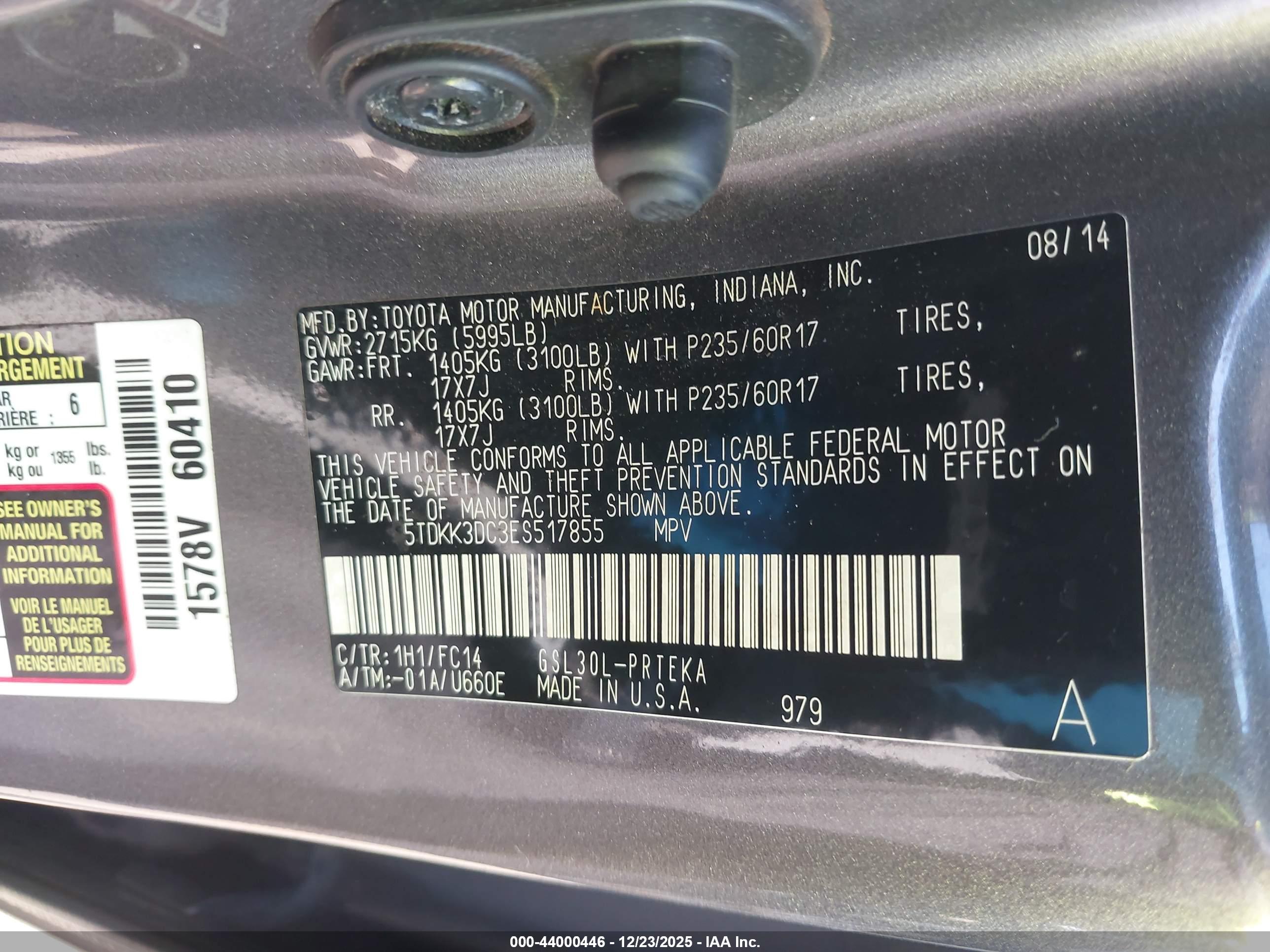 TOYOTA SIENNA image 9