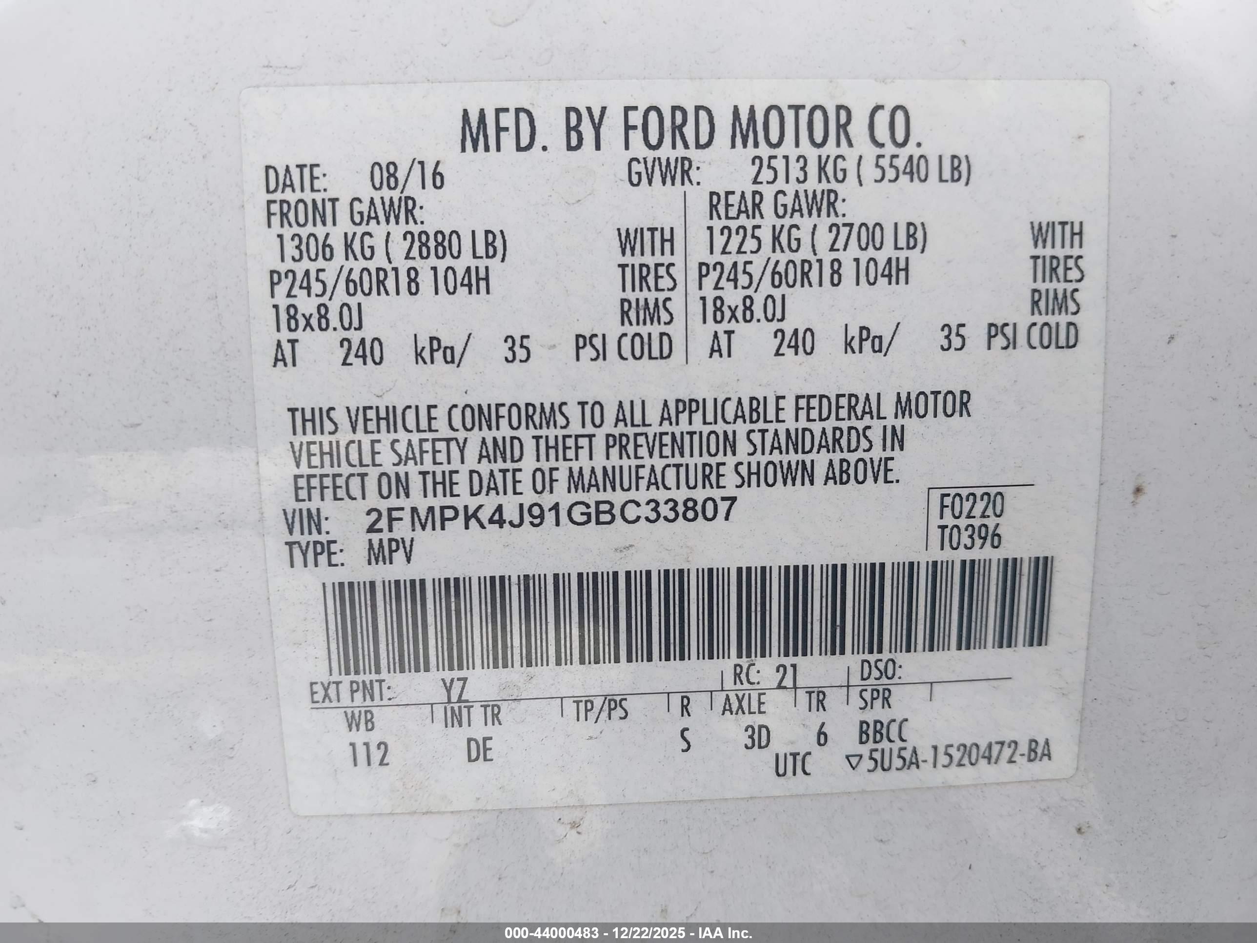 FORD EDGE image 9