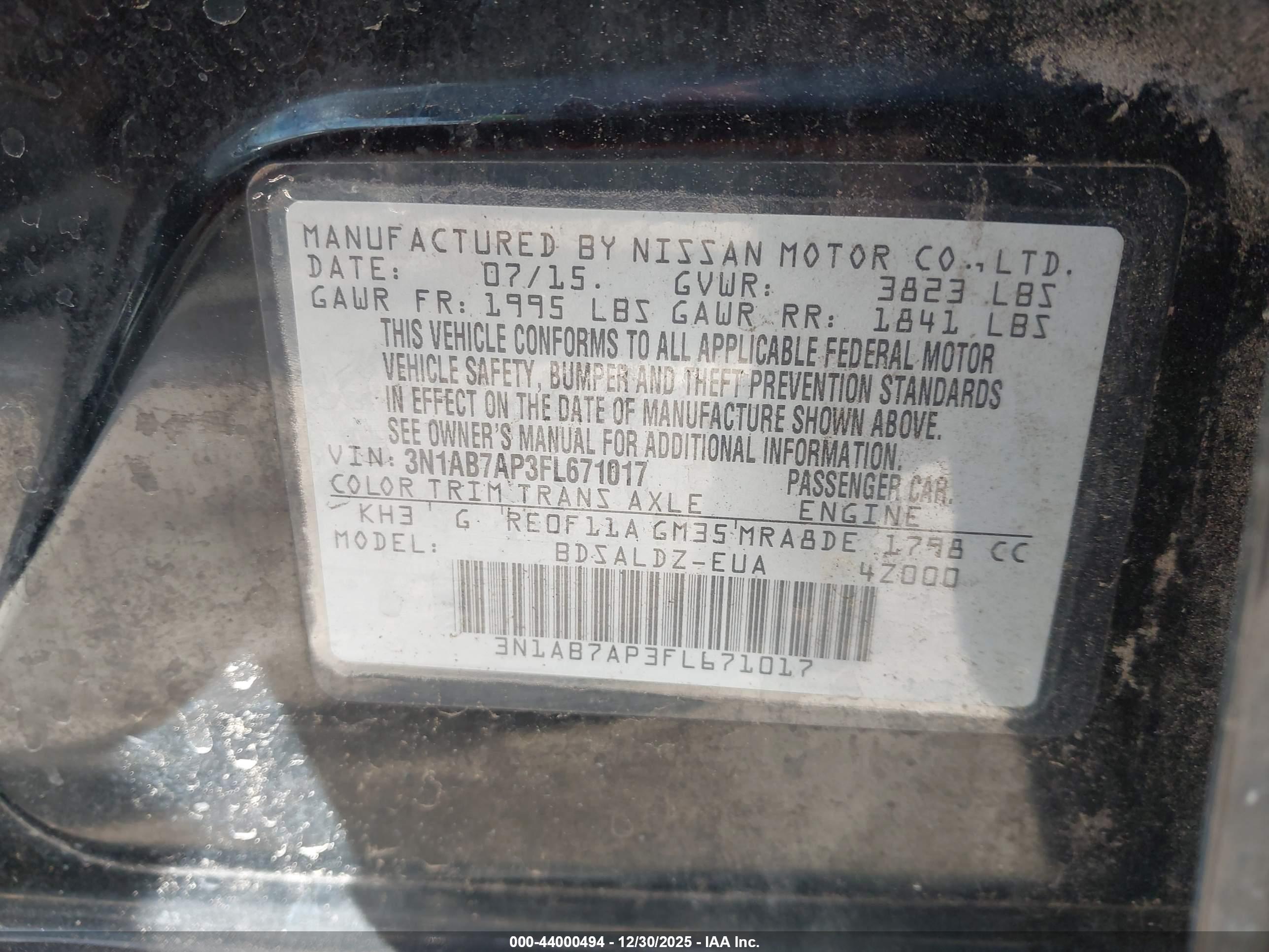 NISSAN SENTRA image 9