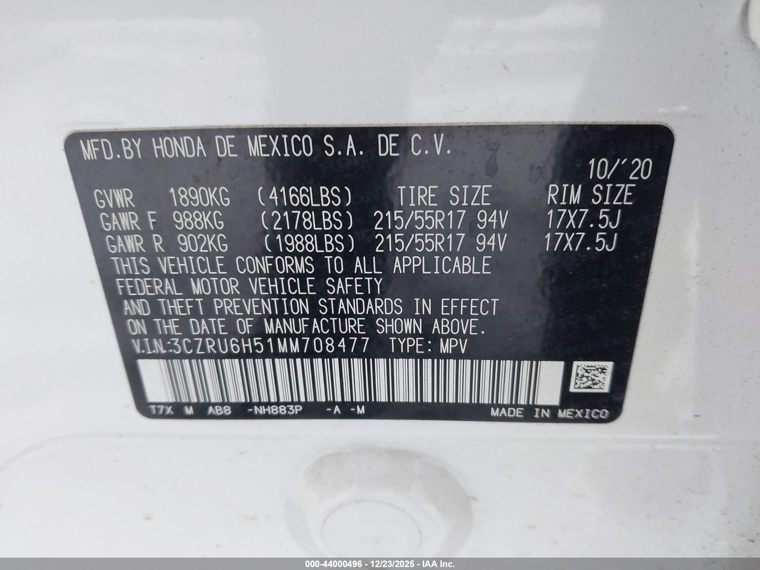HONDA HR-V image 9