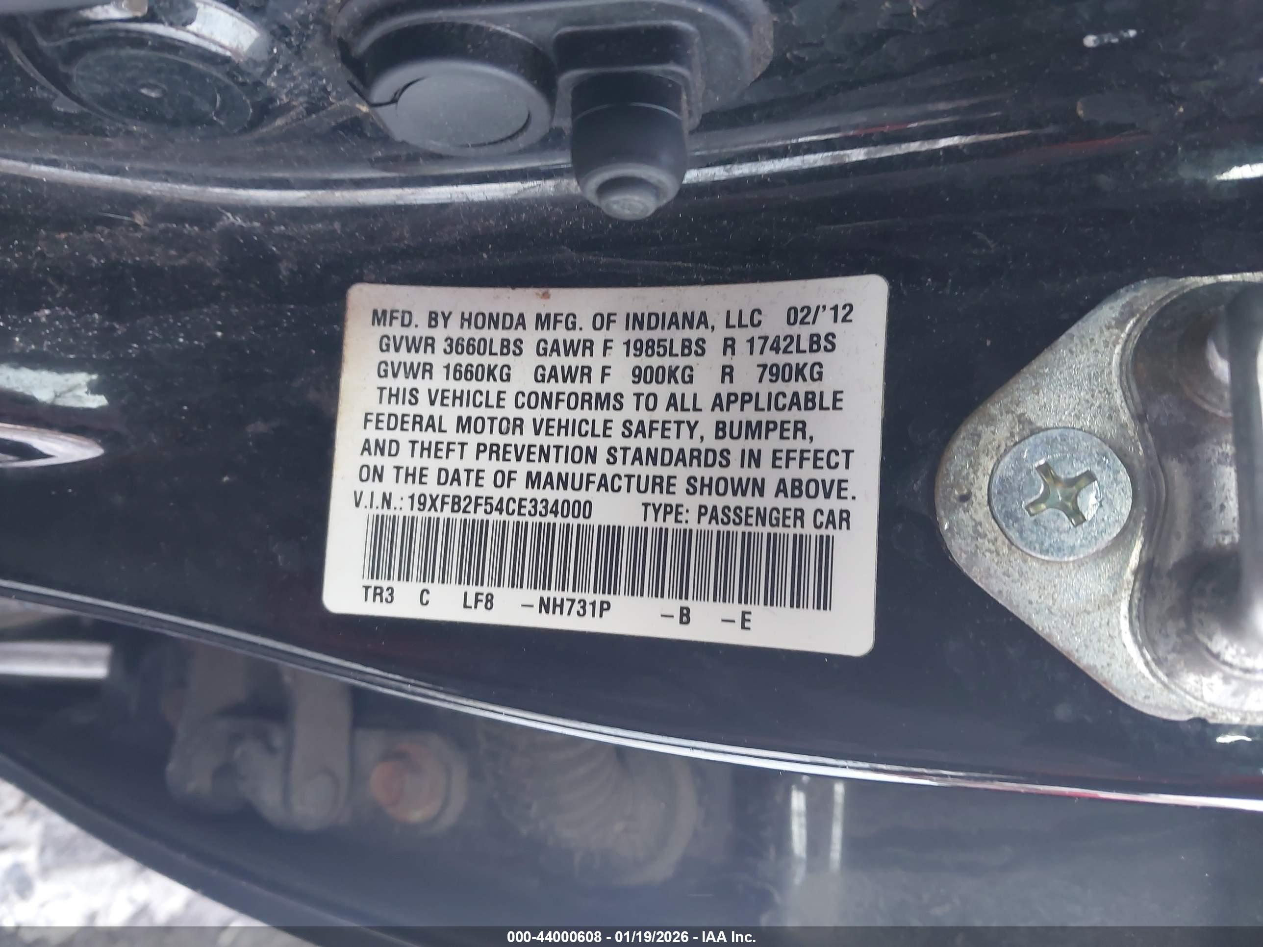 HONDA CIVIC image 9