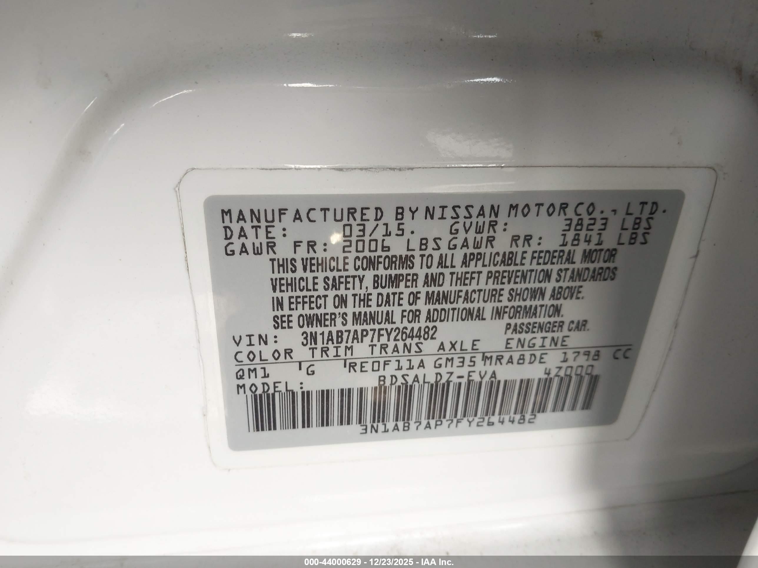 NISSAN SENTRA image 9