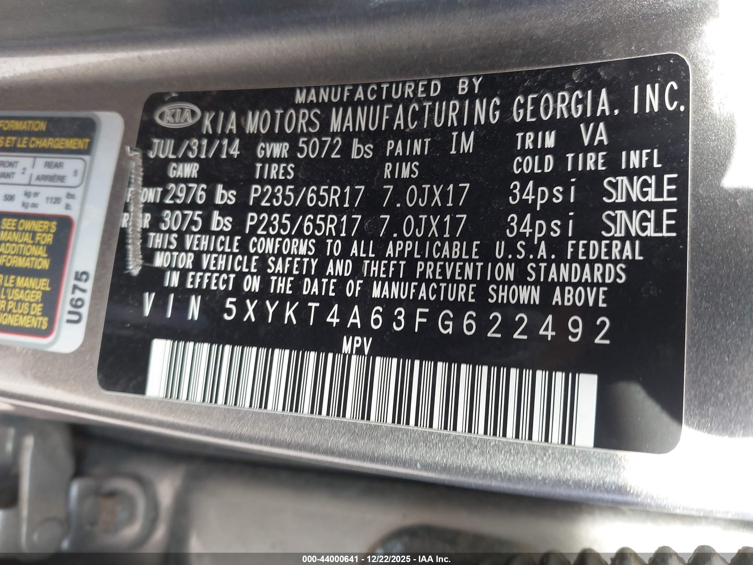 KIA SORENTO image 9