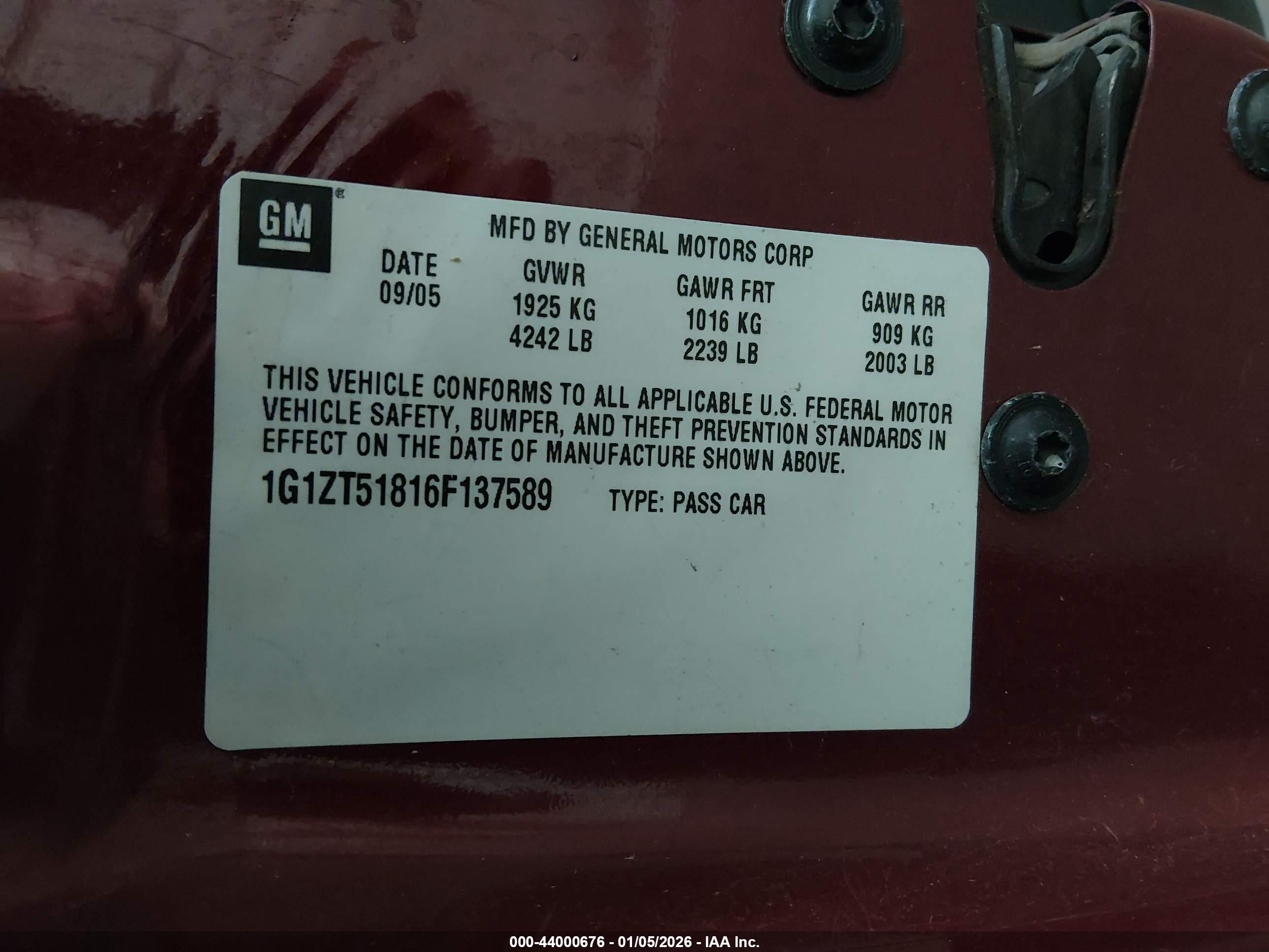 CHEVROLET MALIBU image 9